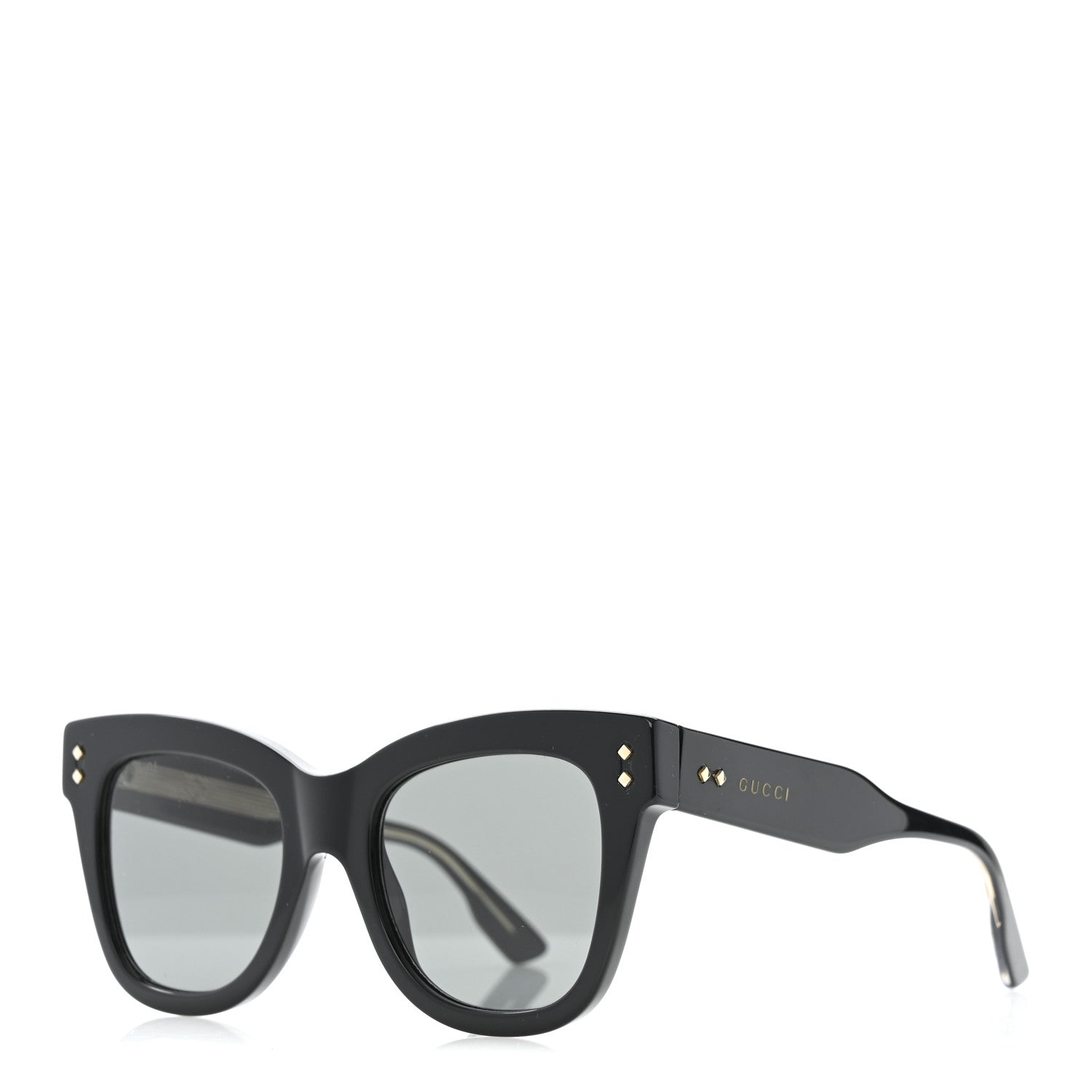 Acetate Square Frame Sunglasses GG1082S Black