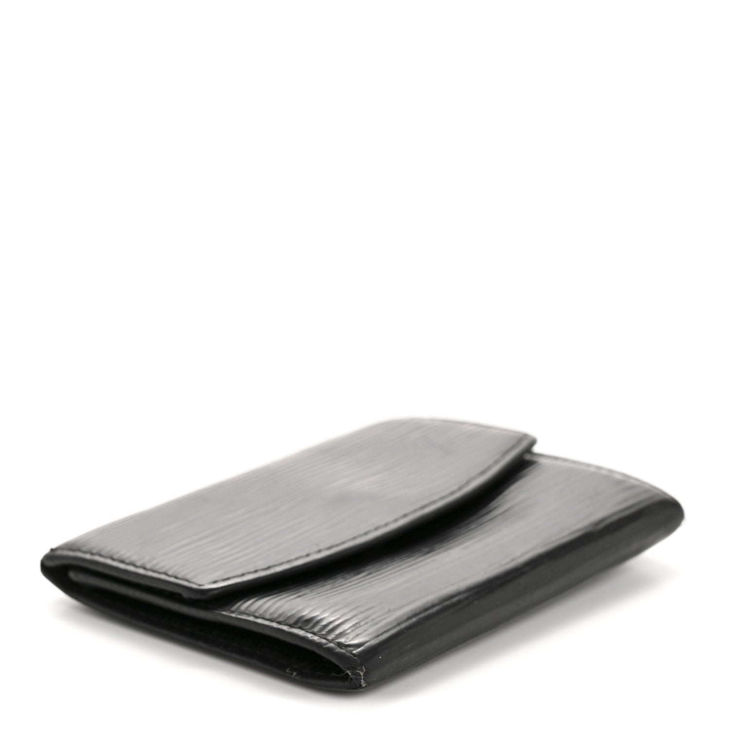 Epi Porte-Monnaie Simple Coin Purse Black