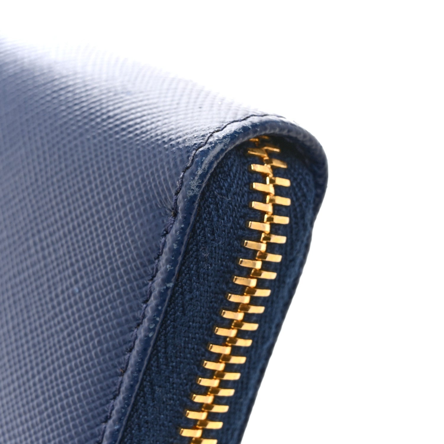 Saffiano Metal Zip Around Wallet Baltico
