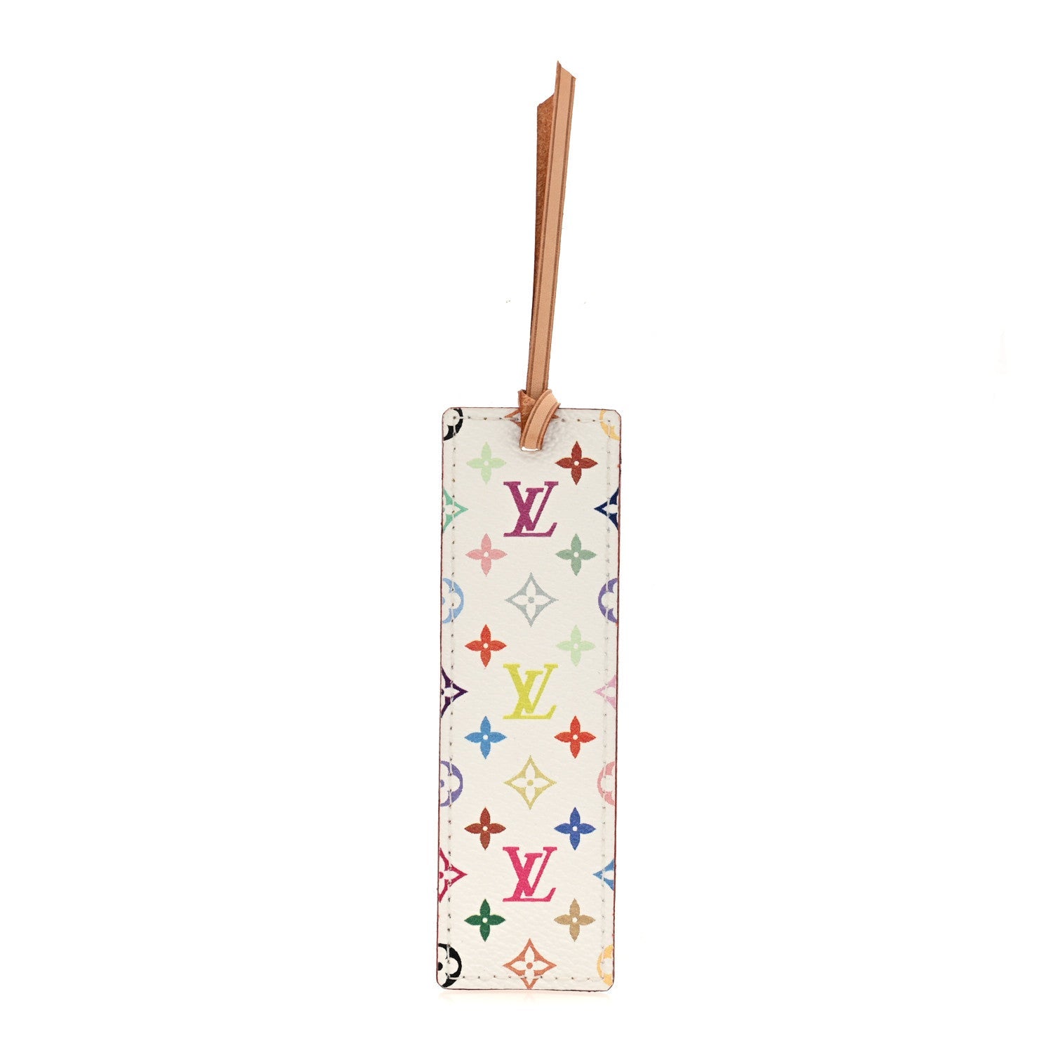 Monogram Multicolor Bookmark VIP White