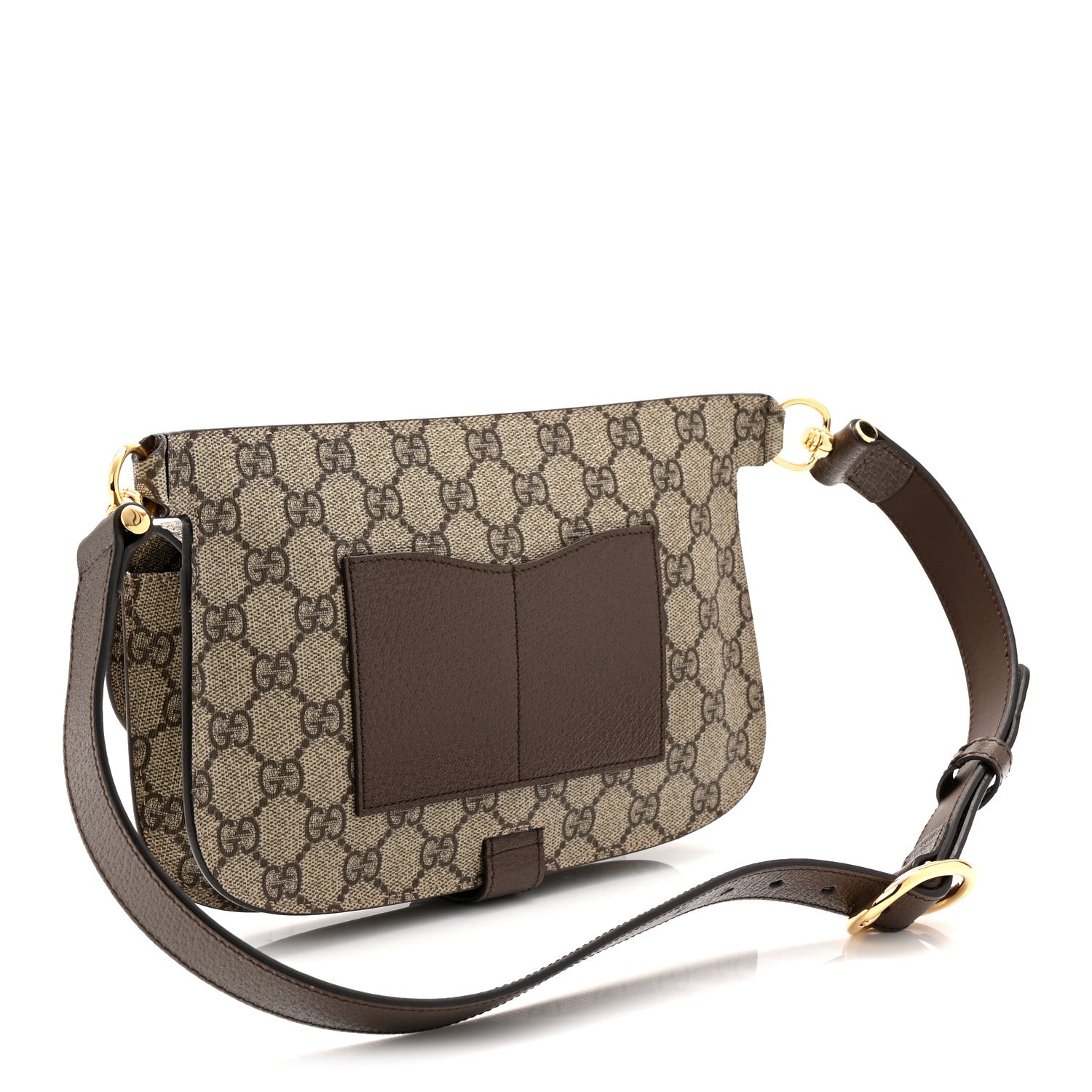 GG Supreme Monogram Textured Dollar Calfskin Blondie Belt Bag Beige Ebony New Acero