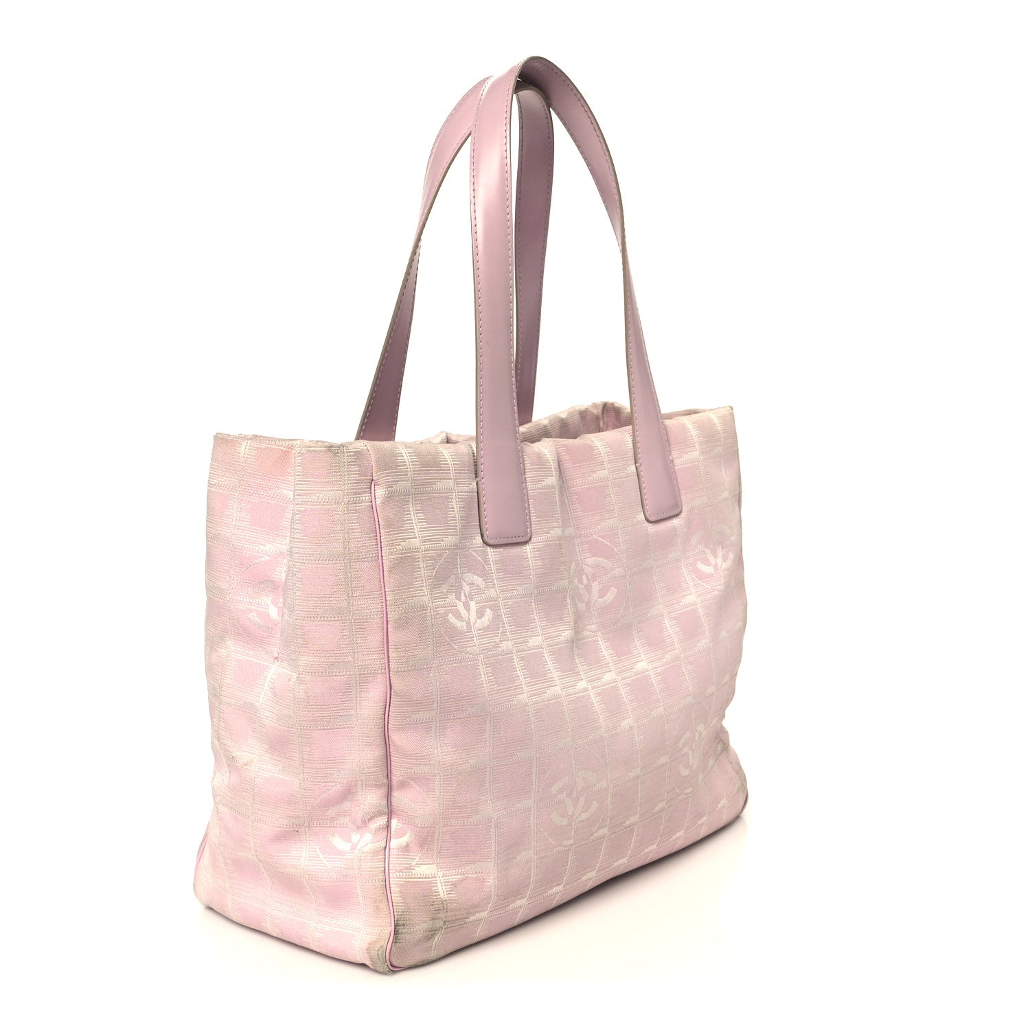 Nylon Medium Travel Tote Pink