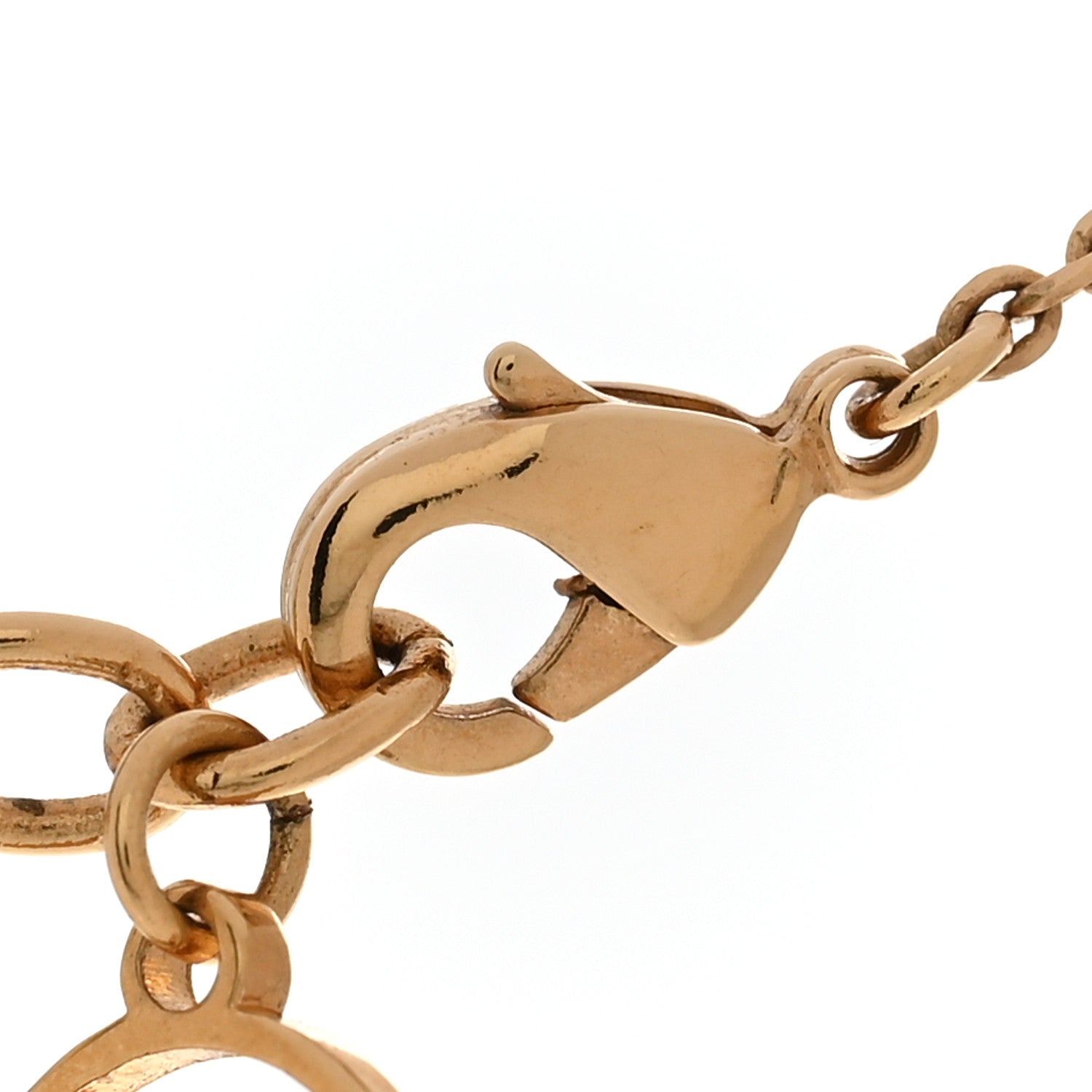 LV And Me Letter J Necklace Gold