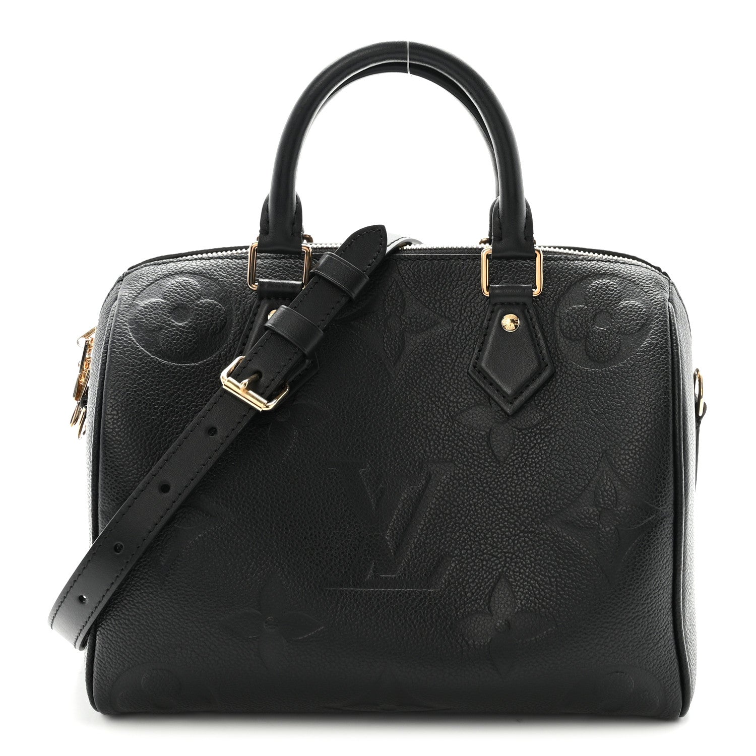 Empreinte Monogram Giant Speedy Bandouliere 25 Black