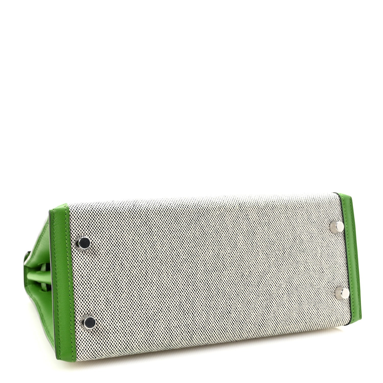 Toile H Swift Kelly Sellier 25 Ecru Vert Yucca