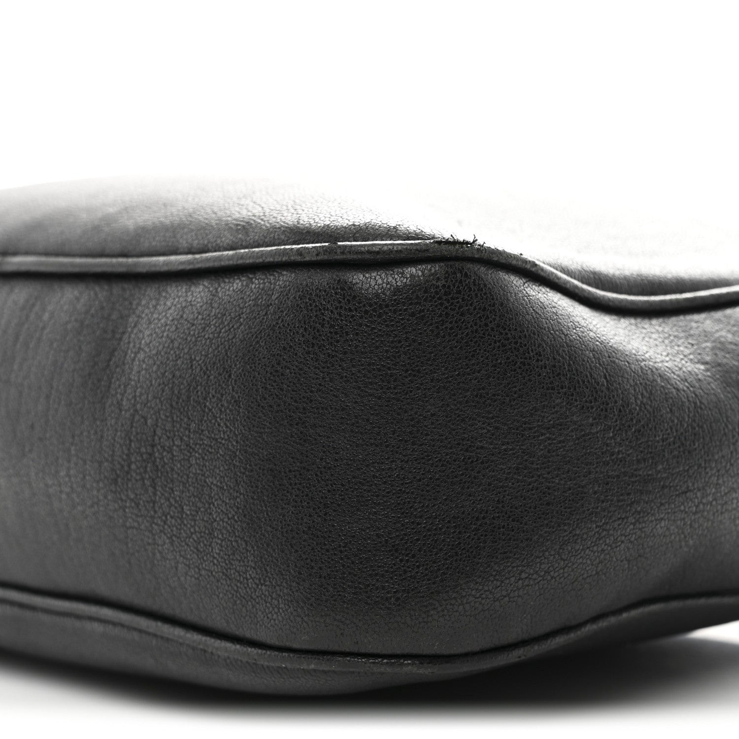 Lambskin Monogram Embossed Small Lou Camera Bag Black