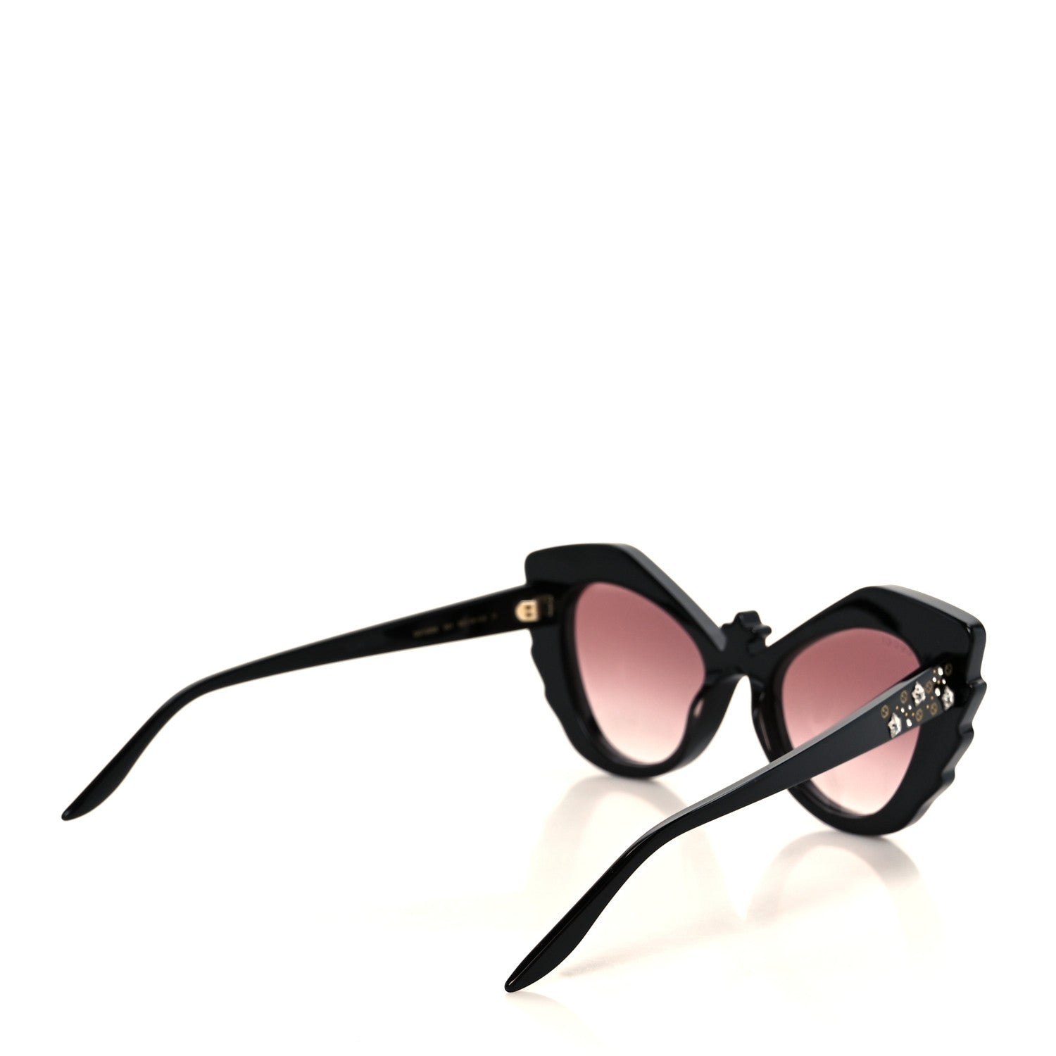 Acetate Crystal Sunglasses GG1095S Black
