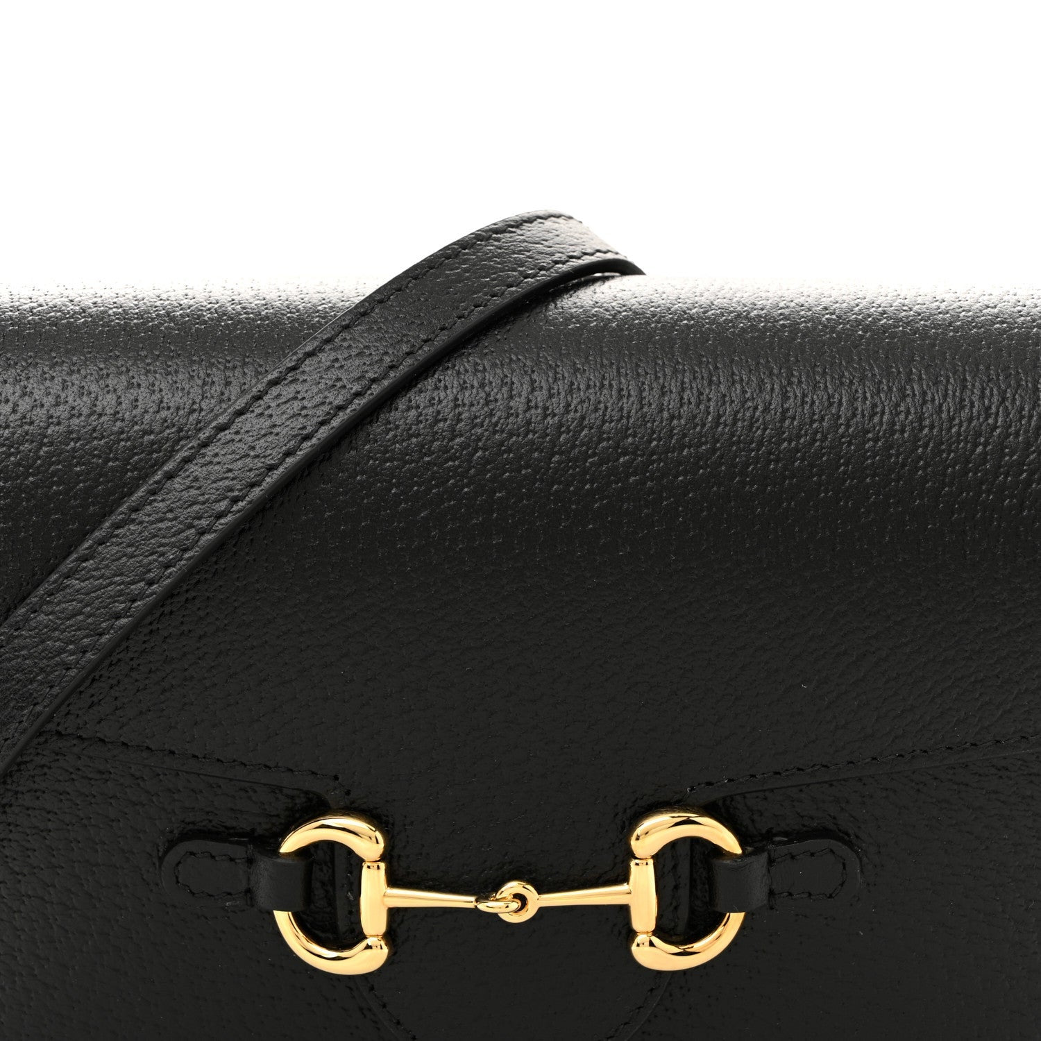 Calfskin Horsebit 1955 Shoulder Bag Black