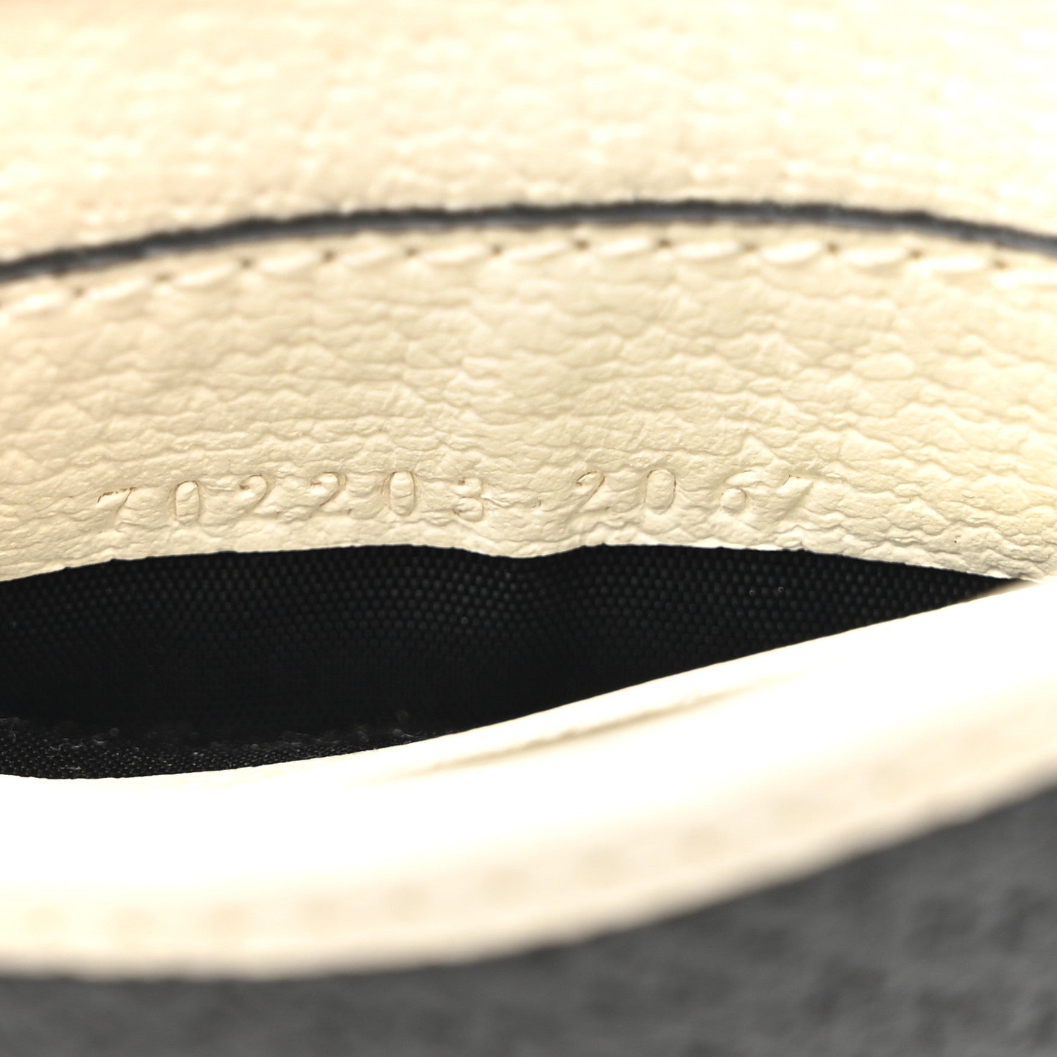 X ADIDAS Textured Dollar Calfskin Trefoil Embossed Phone Crossbody Bag Black Off White