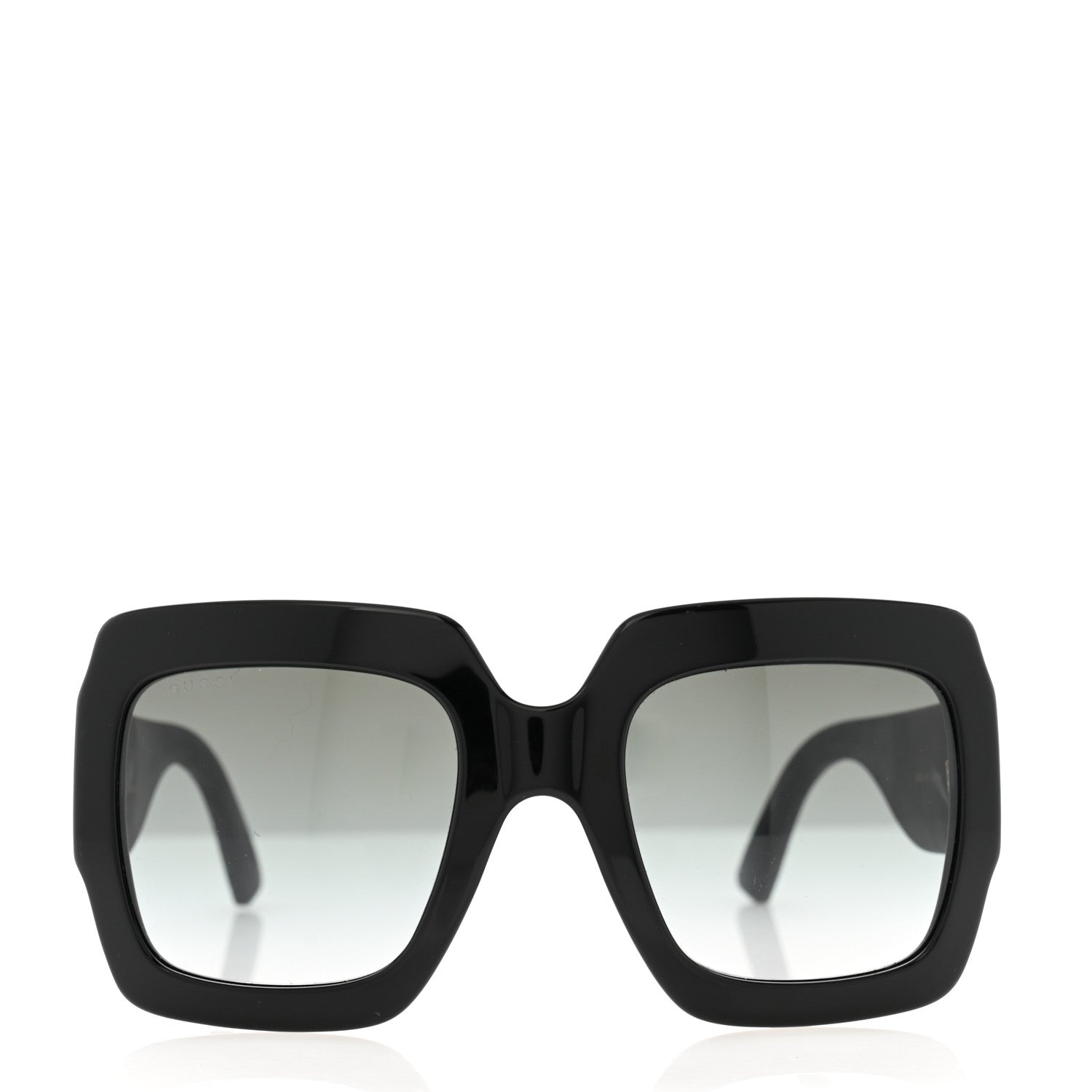 Square Frame GG0102S Sunglasses Glitter Black