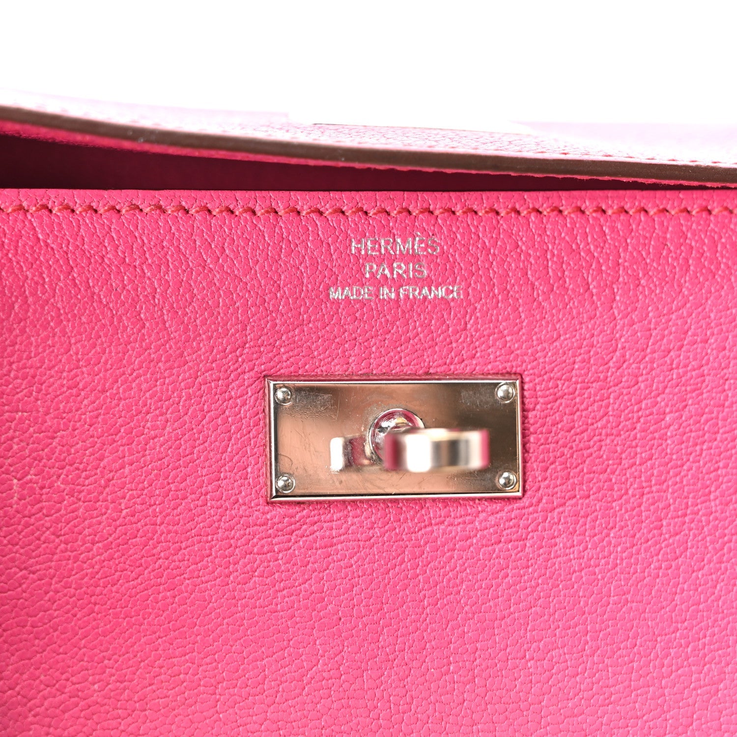 Chevre Mysore Kelly Longue Wallet Rose Shocking