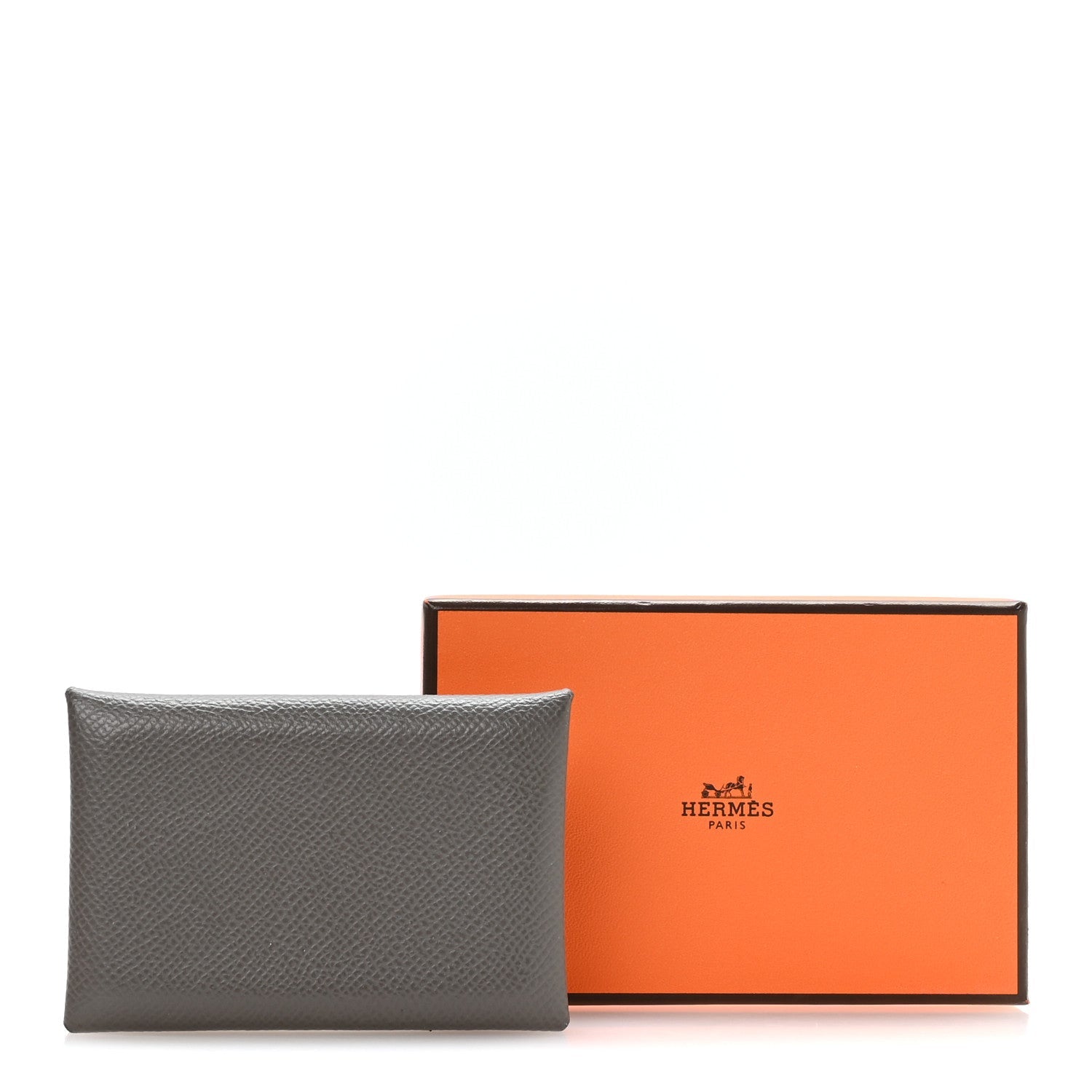 Epsom Calvi Card Case Gris Meyer