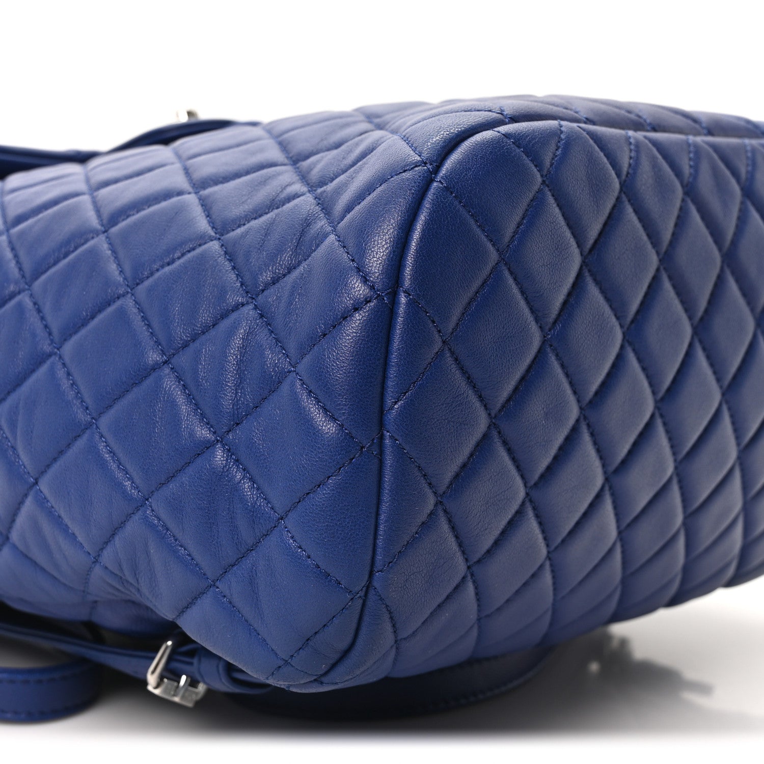 Calfskin Quilted Large Urban Spirit Backpack Navy