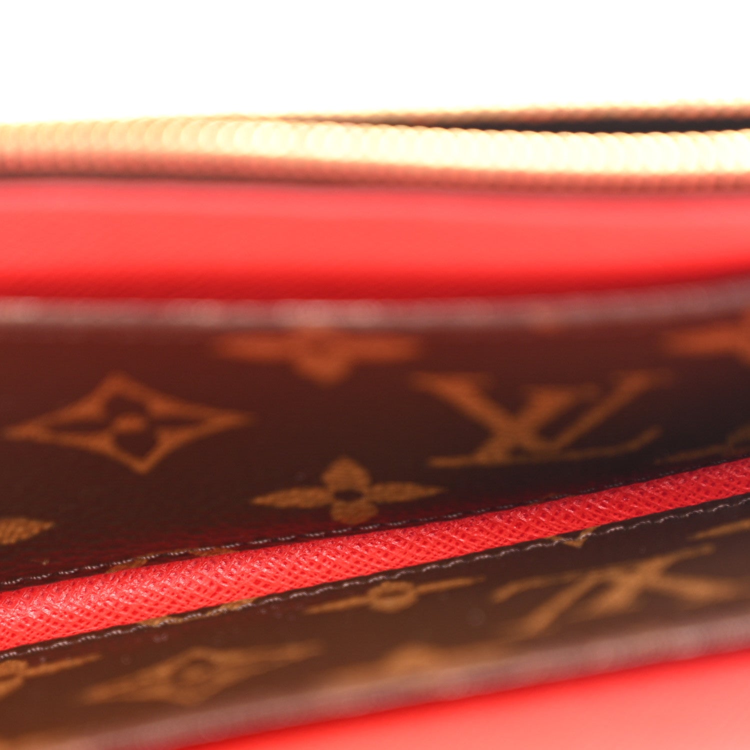 Monogram Bloom Flower Emilie Wallet Coquelicot