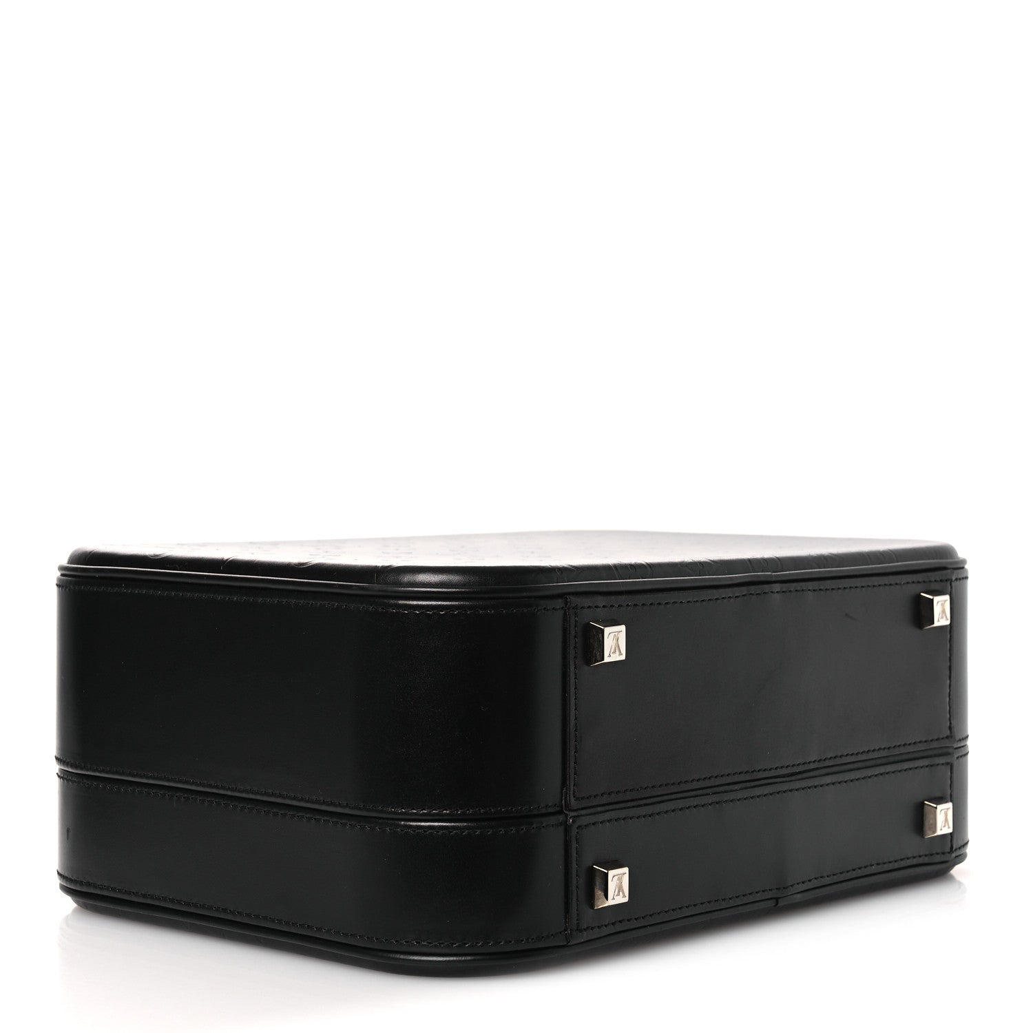 Monogram Glace Valisette MM Black