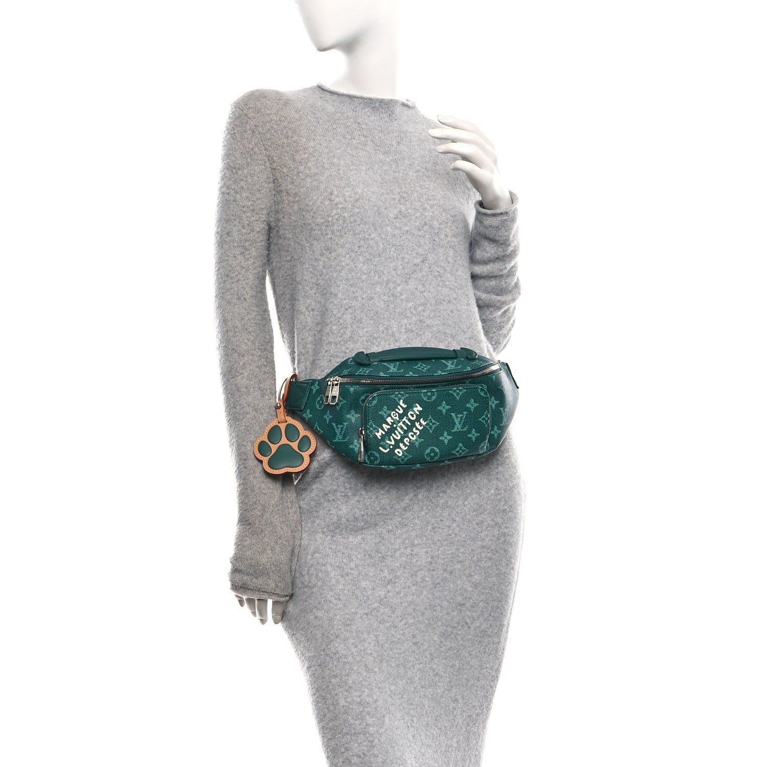 Monogram Heritage Rush Bumbag Green