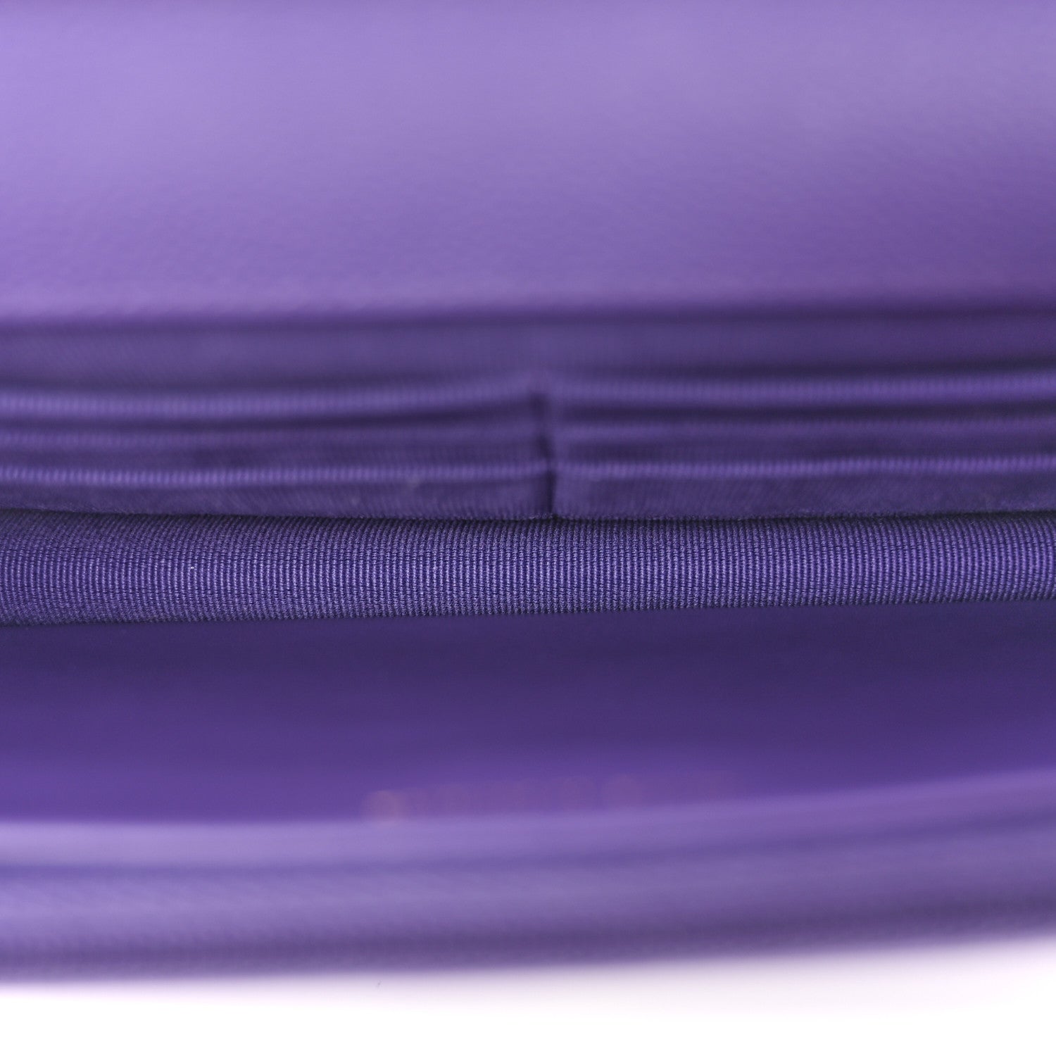 Caviar Quilted Wallet On Chain WOC Purple