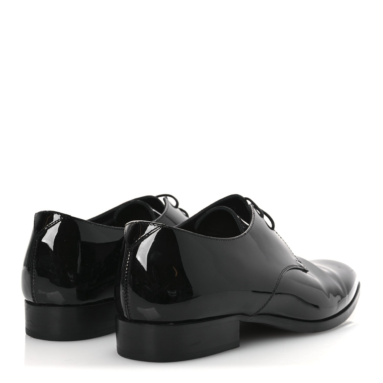 Patent Baltimora Lace Up Derby Shoes 39.5 Black