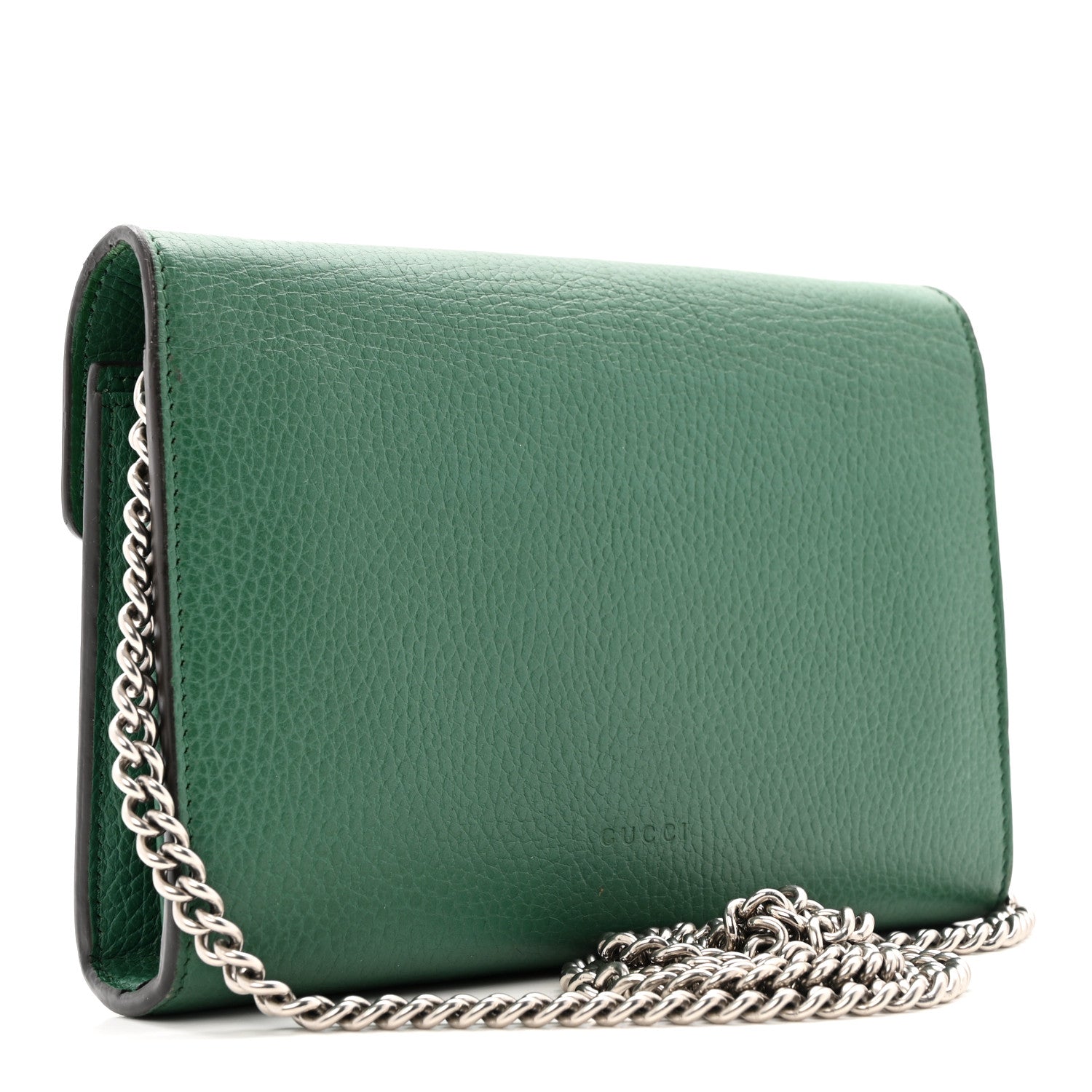 Calfskin Mini Dionysus Chain Wallet Emerald