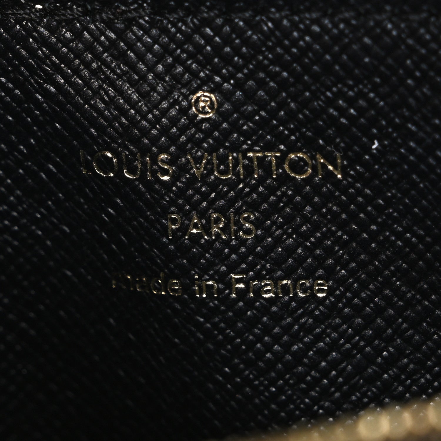 Monogram Recto Verso Card Holder Black