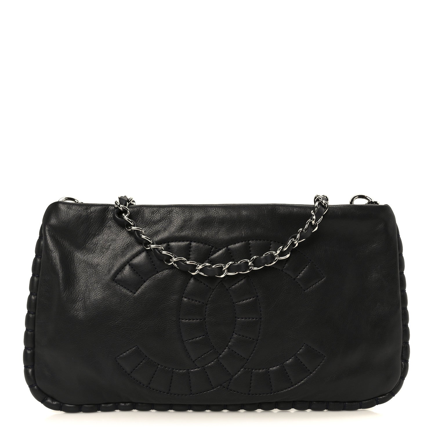 Calfskin On the Bund Pochette Black