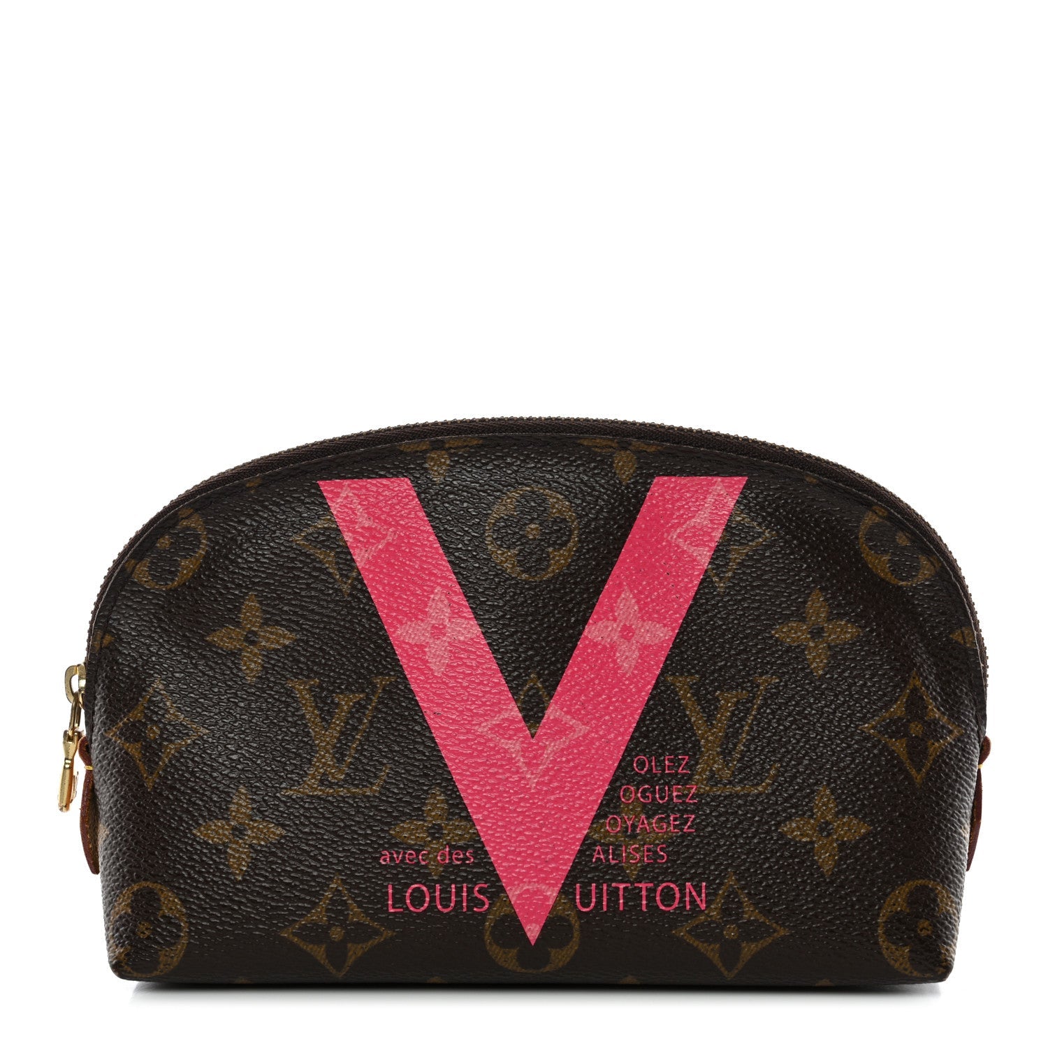 Monogram V Cosmetic Pouch Grenade