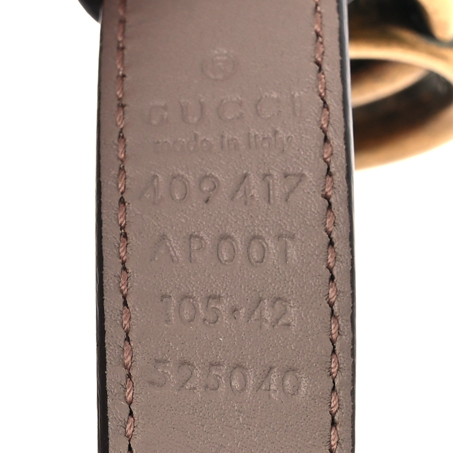 Calfskin Double G 20mm Belt 105 42 Porcelain Rose