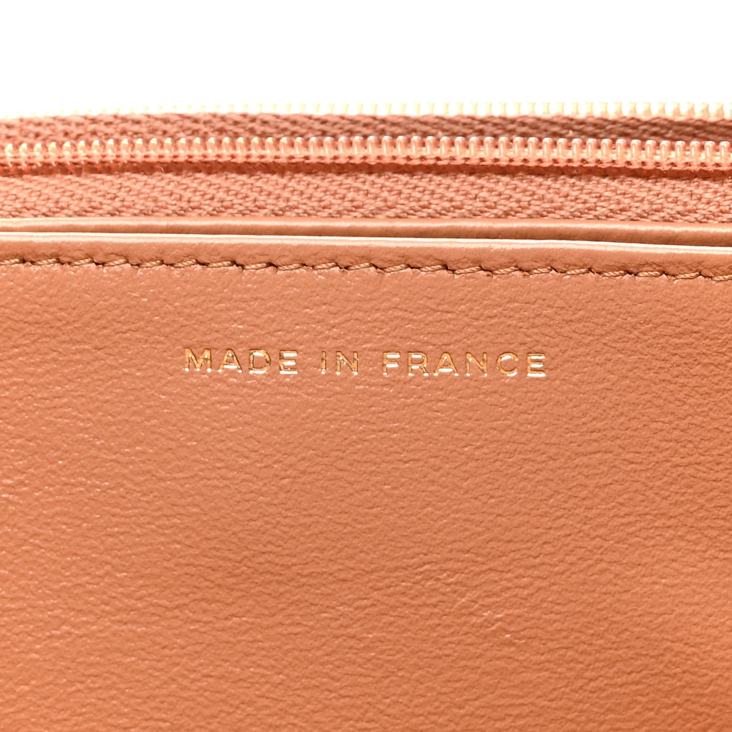 Lambskin Quilted Preppy Satchel Wallet On Chain WOC Brown