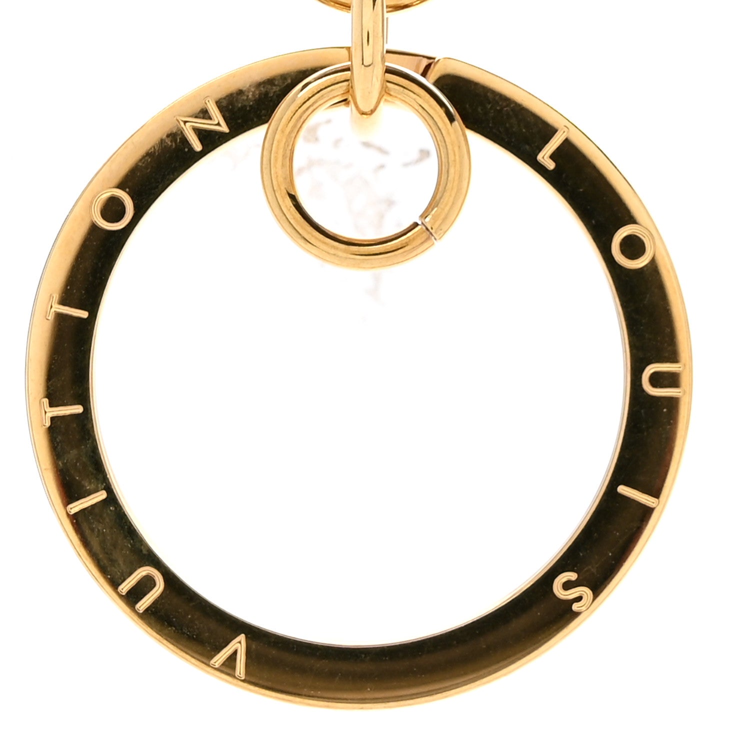 Artsy Key Ring Holder Gold
