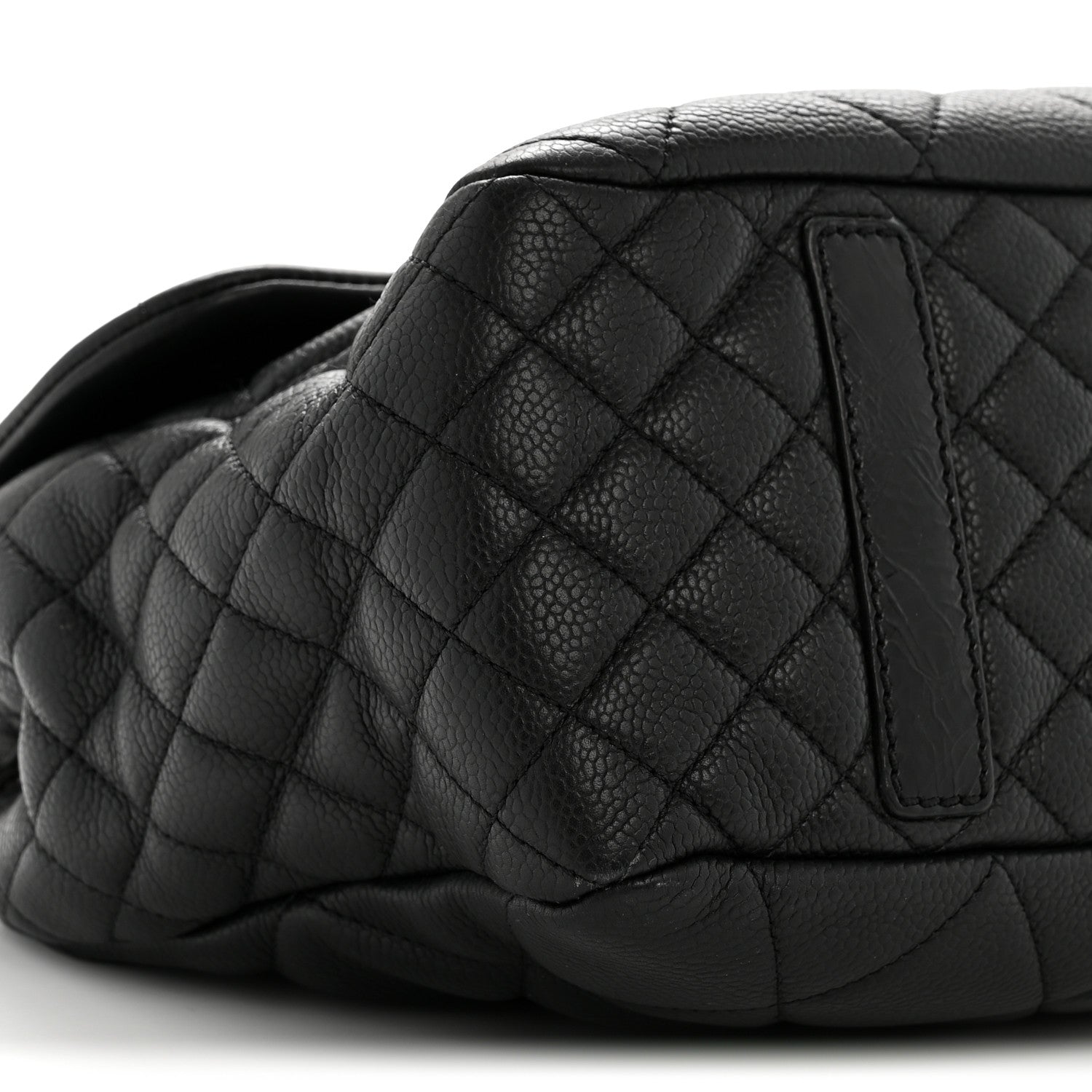 Caviar Quilted Coco Casual Flap Black