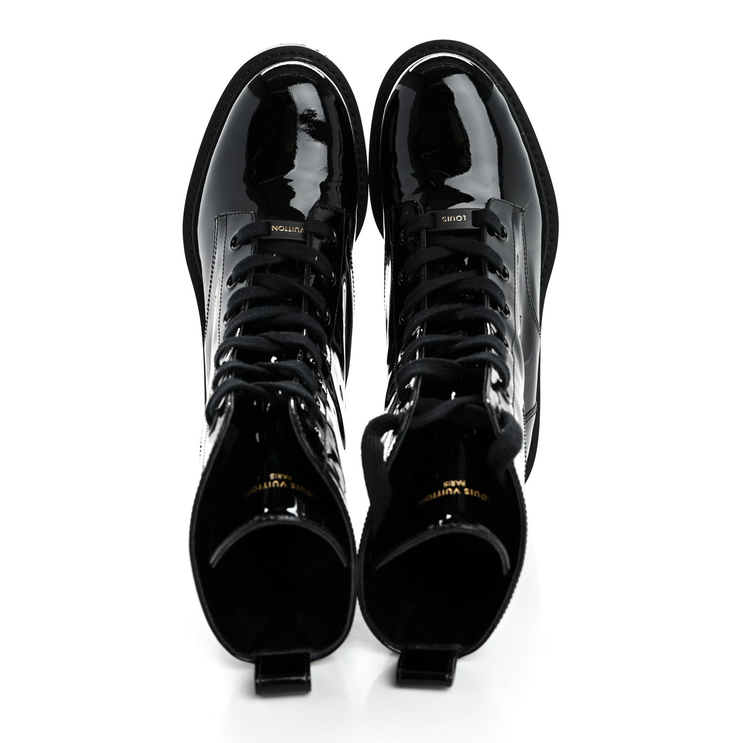 Patent Territory Flat Ranger Boots 38 Black