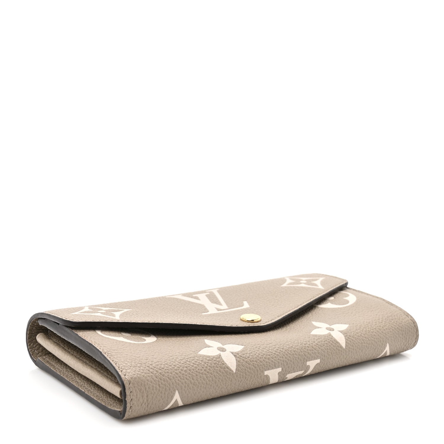 Empreinte Monogram Giant Sarah Wallet Tourterelle Creme