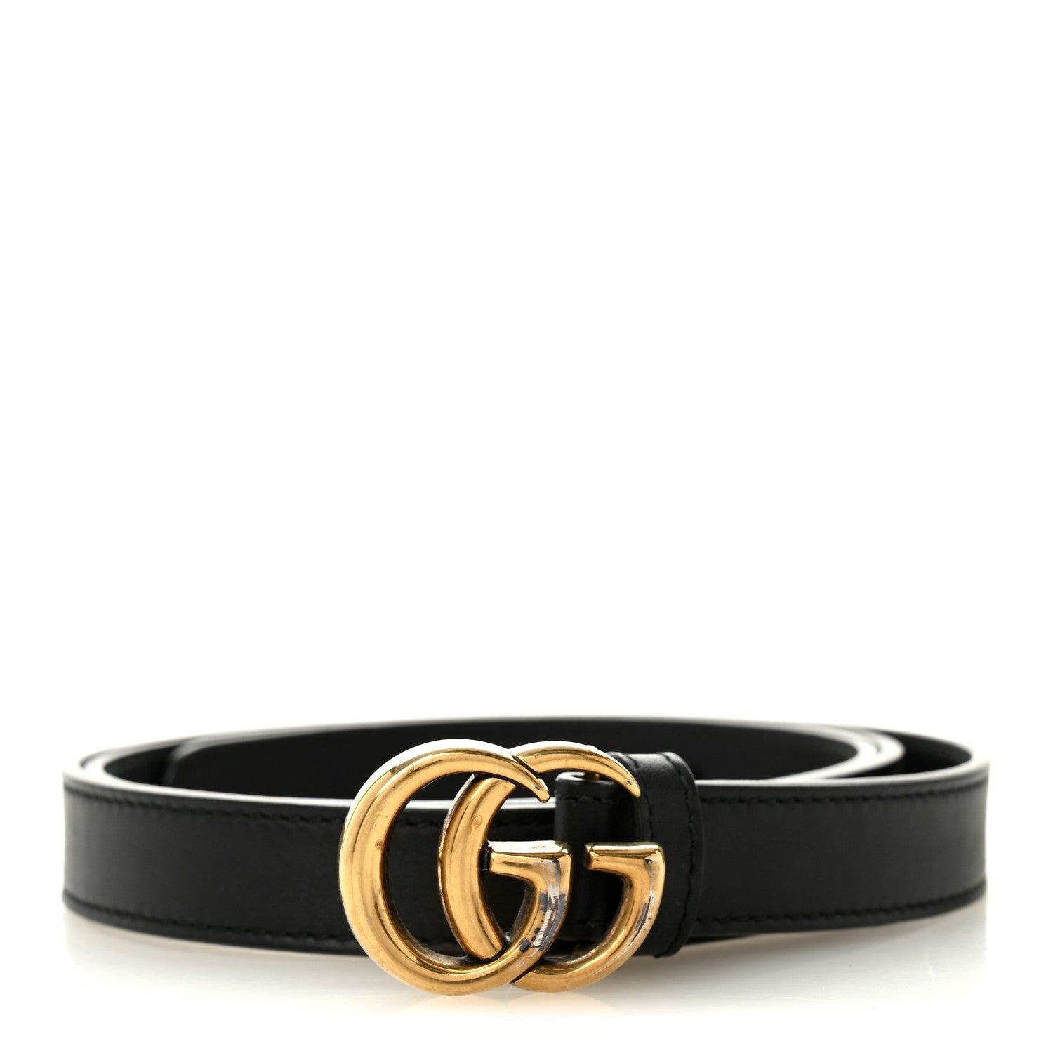 Calfskin Double G 20mm Belt 90 36 Black