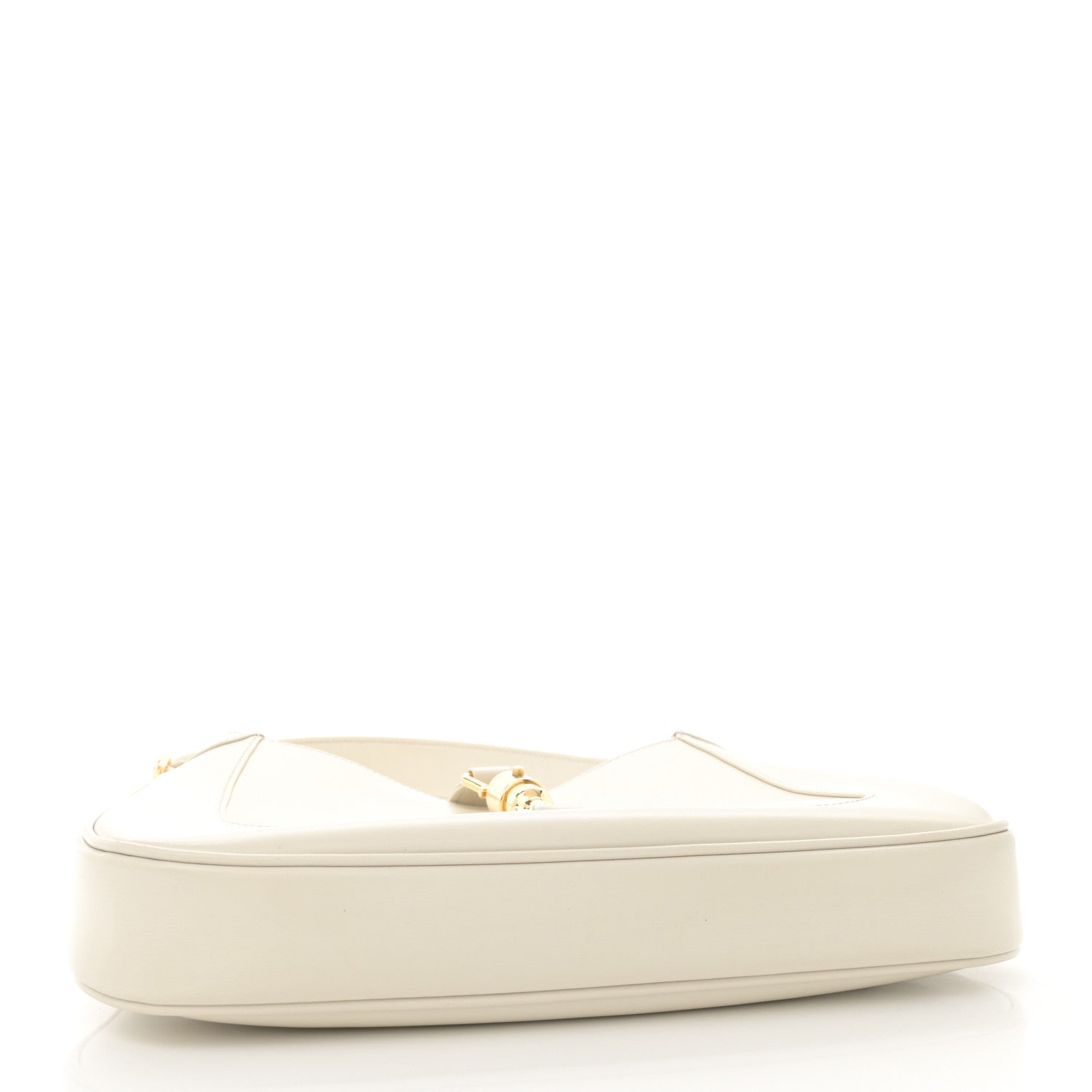 Boarded Dyana Lux Calfskin Small Jackie 1961 Hobo Mystic White