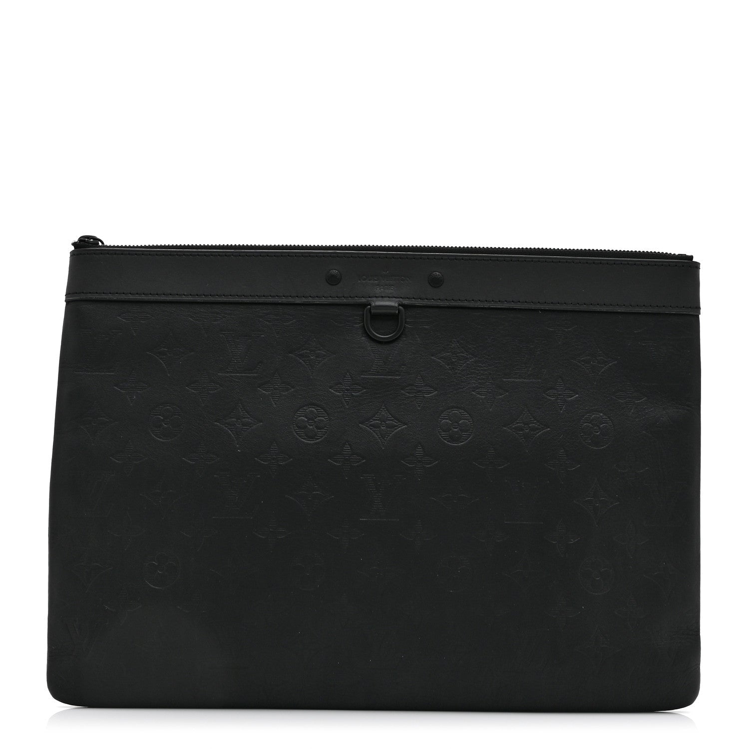 Calfskin Monogram Shadow Discovery Pochette Black