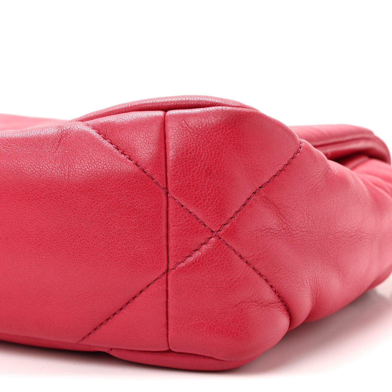 Lambskin Quilted Medium Chanel 19 Flap Dark Pink