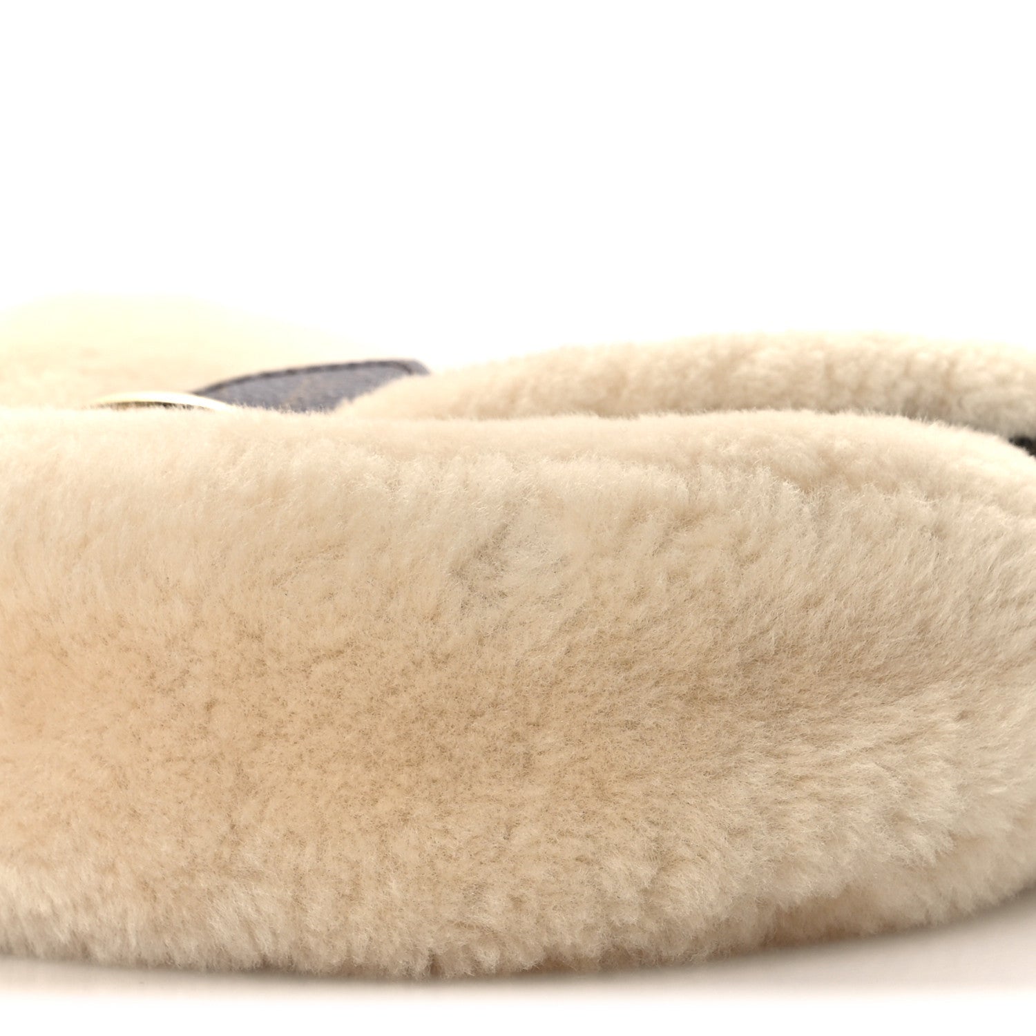 Shearling Monogram Sunset Cream