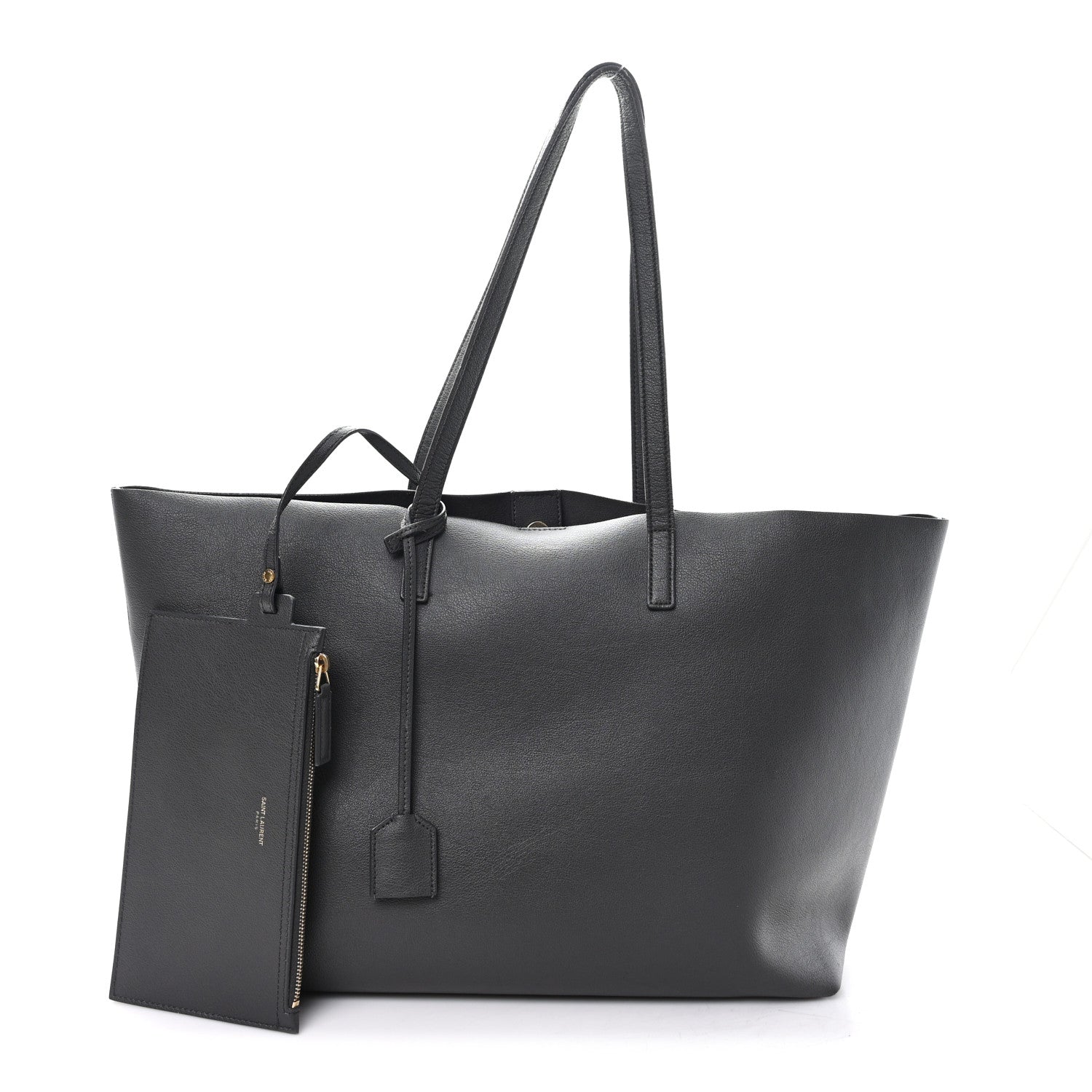 Calfskin Large Shopping Tote Fog