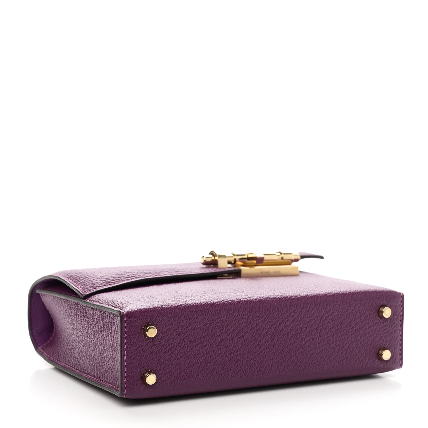 Chevre Mysore Mini Verrou Chaine Bag Anemone