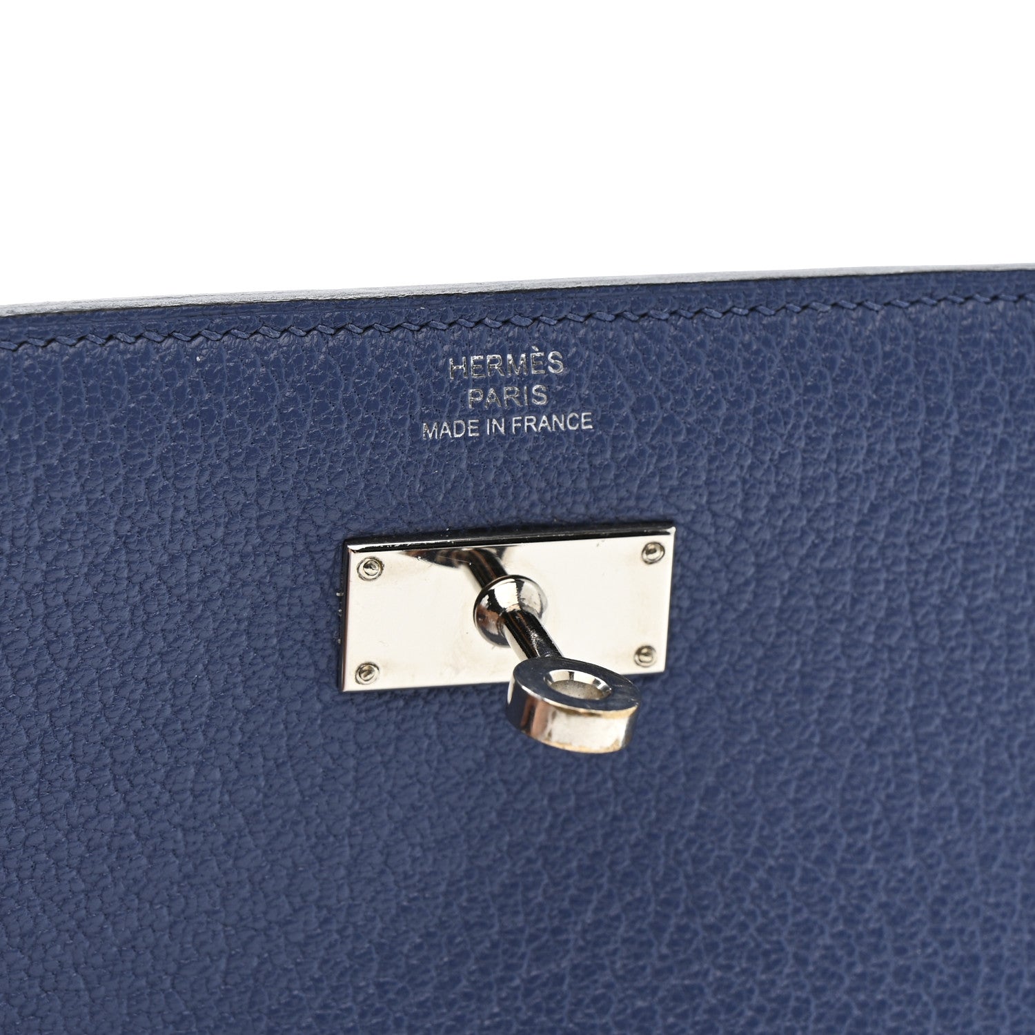 Chevre Mysore Medium Kelly Wallet Bleu Agate