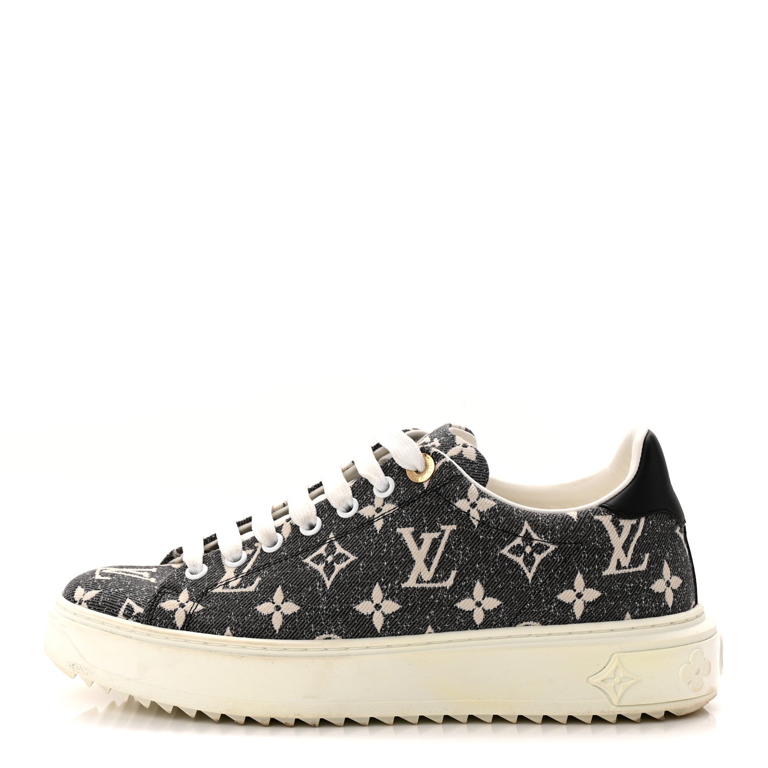 Denim Monogram Time Out Sneakers 39