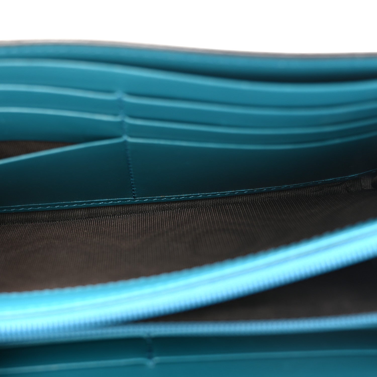 Bright Diamante Continental Wallet Turquoise