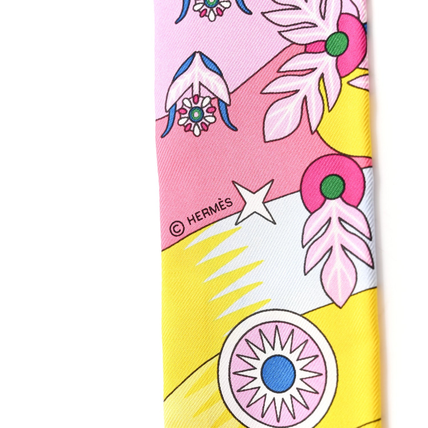 Silk La Source de Pegase Twilly Rose Vif Jaune Vif