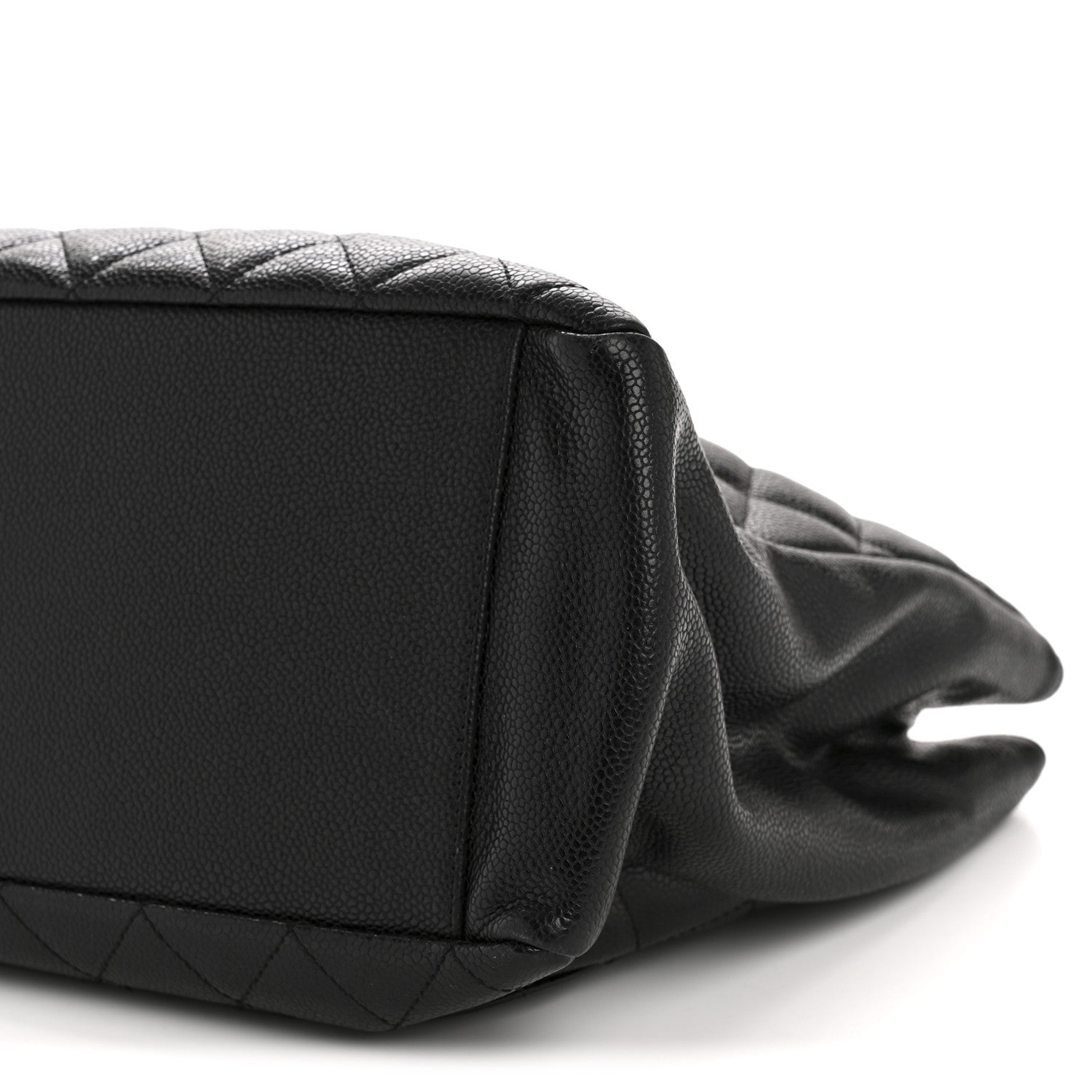 Caviar Quilted Grand Shopping Tote GST Black