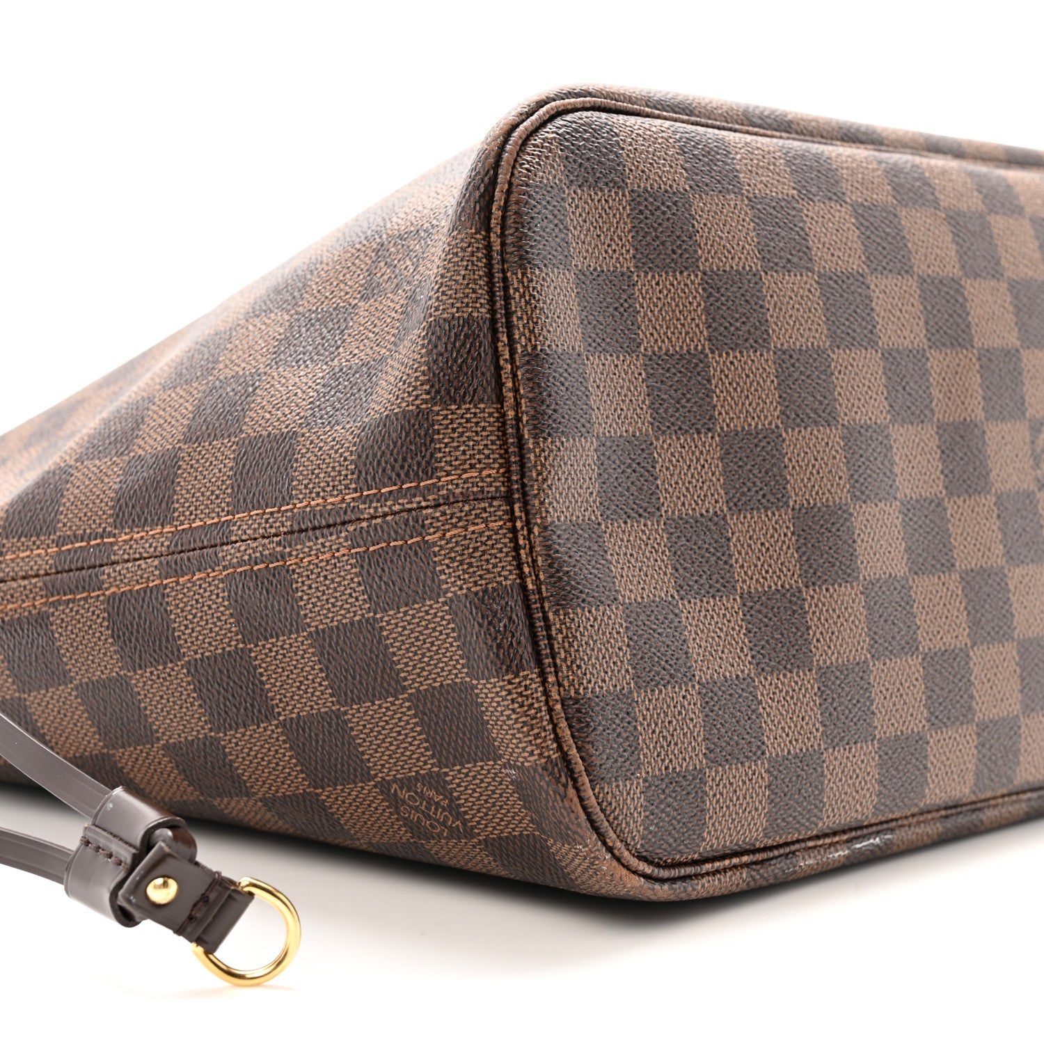 Damier Ebene Neo Neverfull MM Rose Ballerine