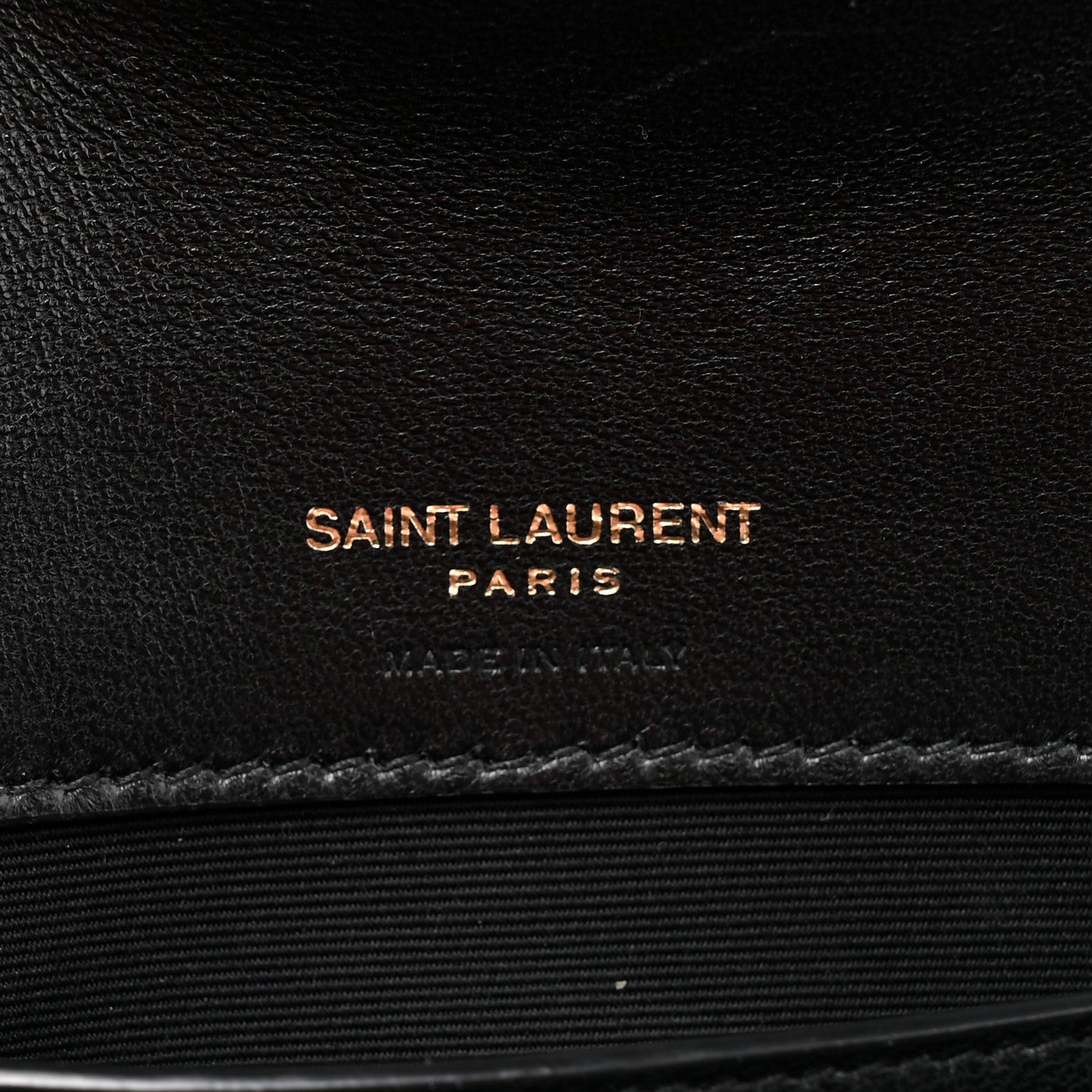 Lambskin Chevron Quilted Mini Loulou Black