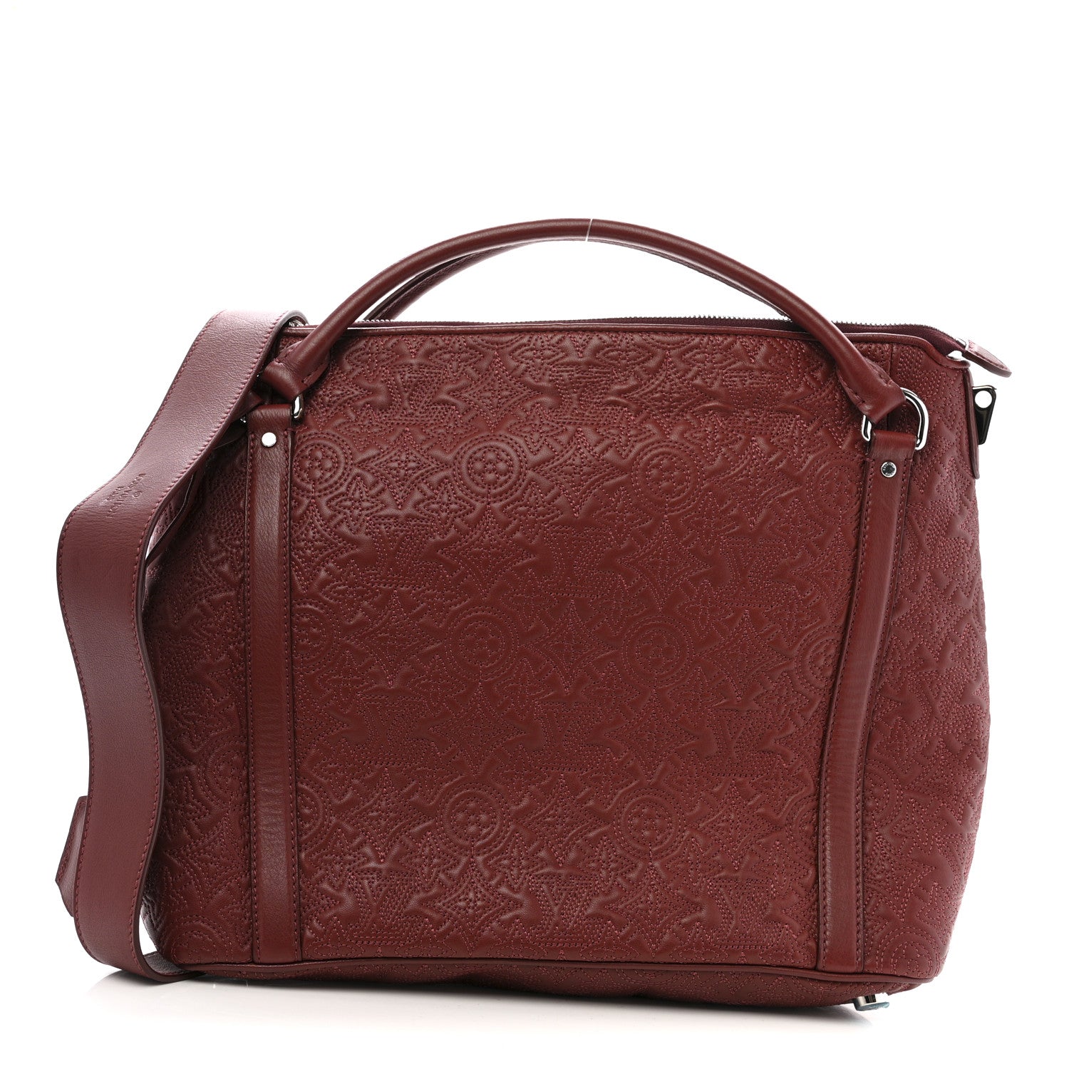 Monogram Lambskin Antheia Ixia MM Fuchsia