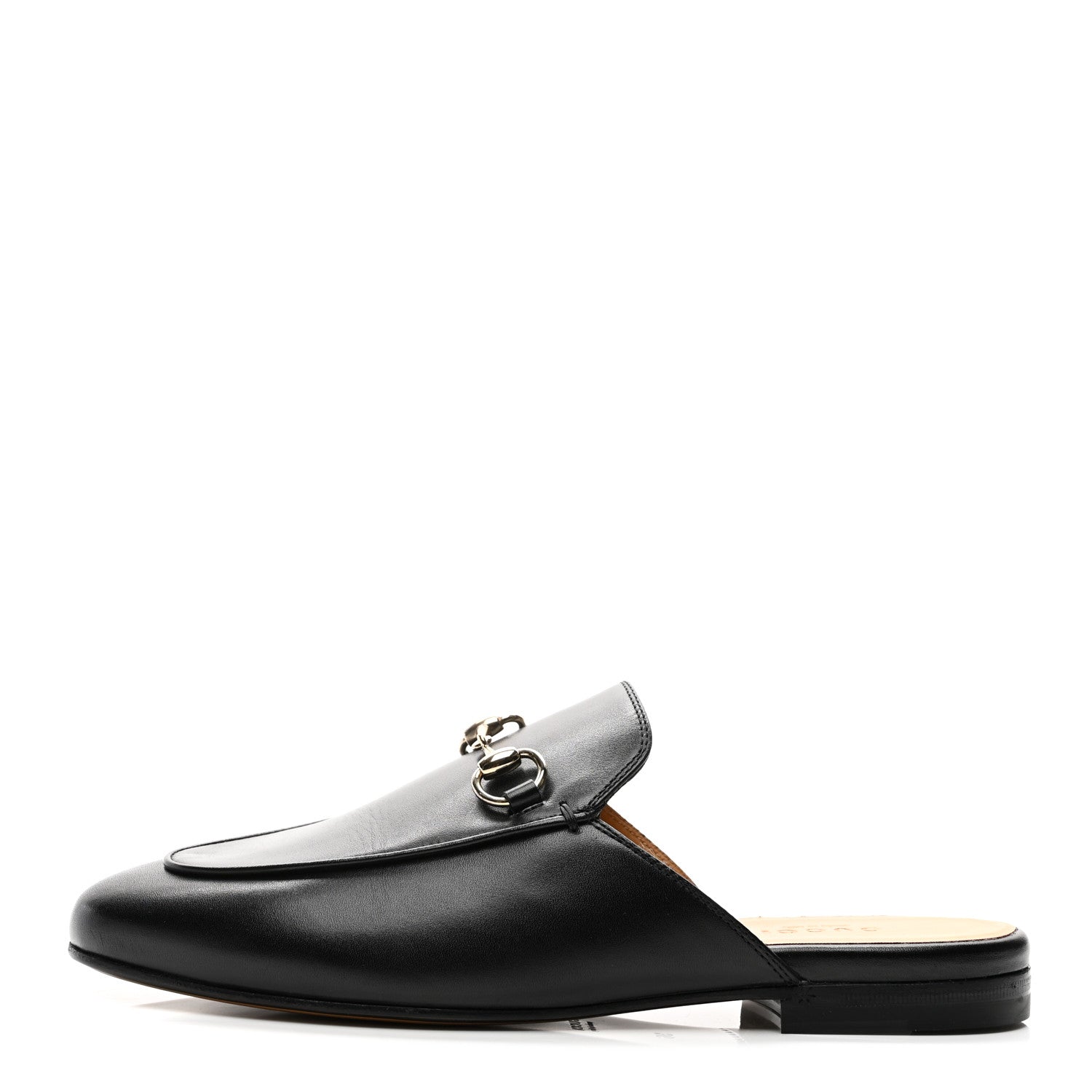 Calfskin Womens Princetown Slippers 36 Black