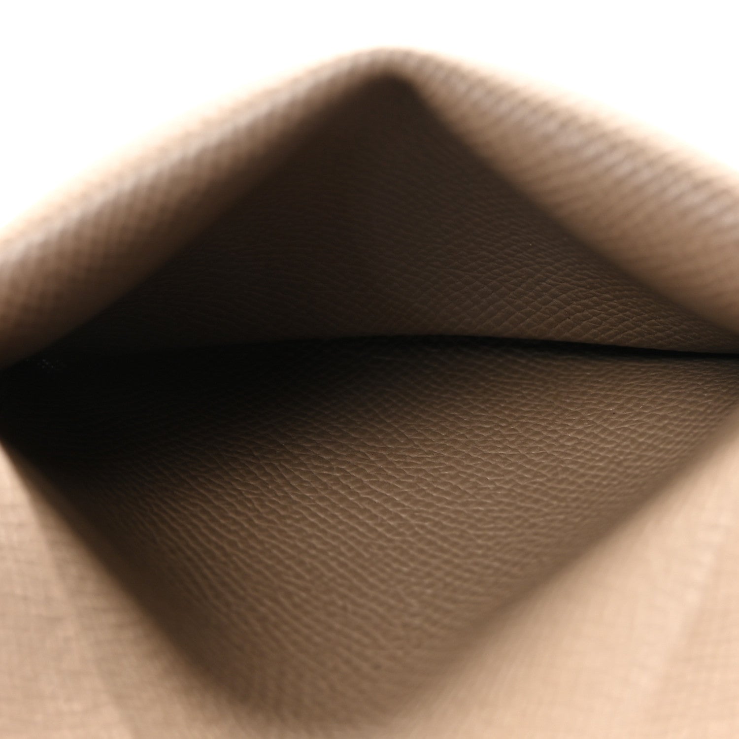 Epsom Calvi Duo Card Case Etoupe