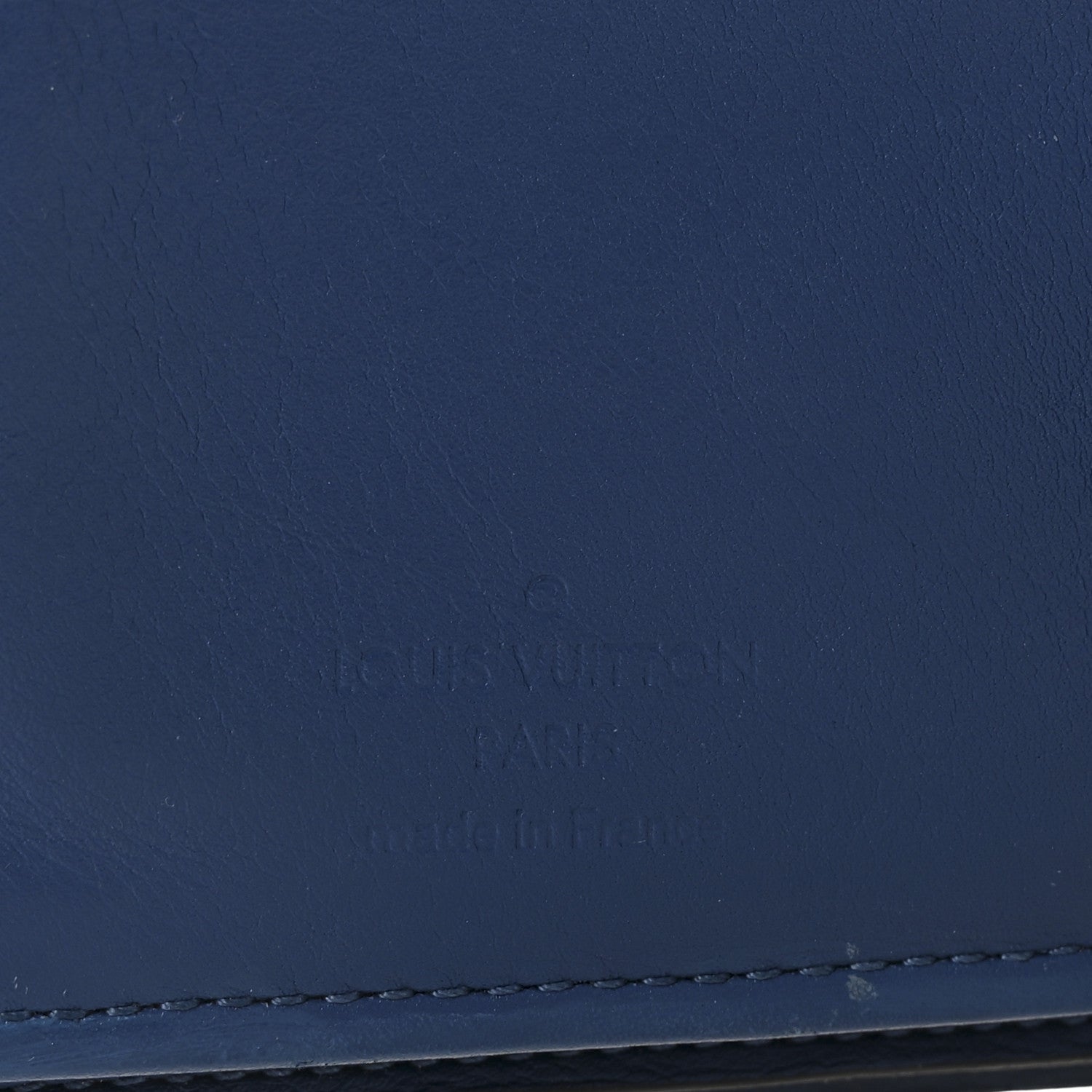 Damier Graphite Brazza Wallet Bleu Neon